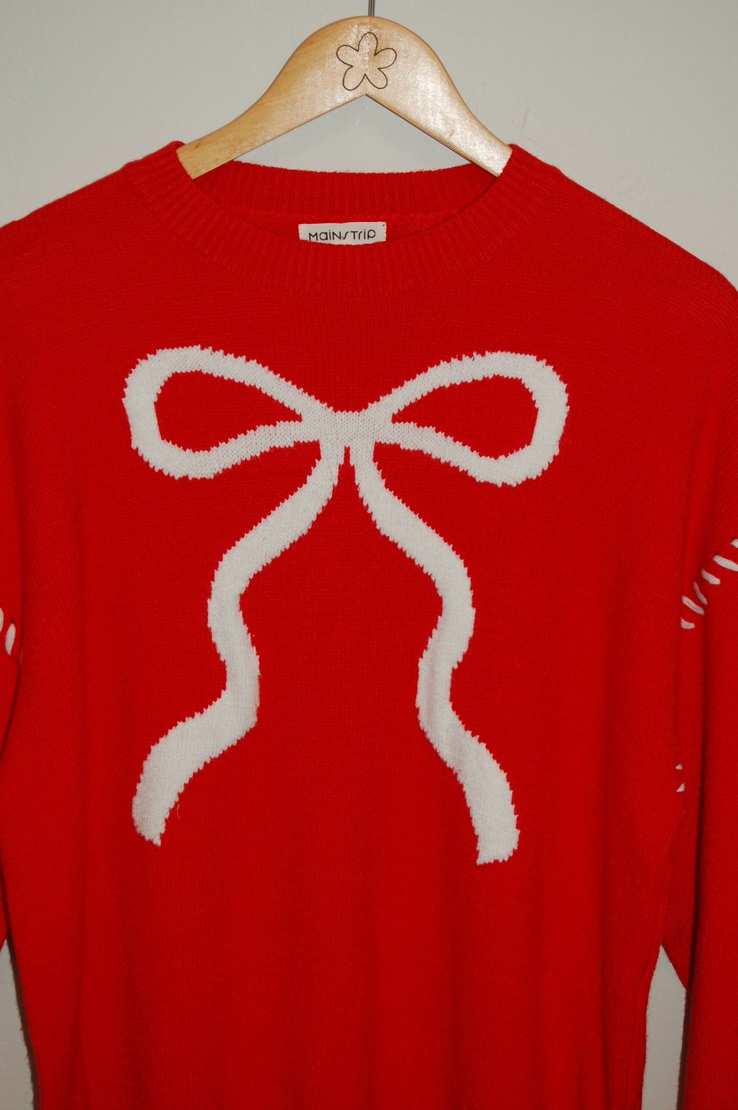 Crimson Bow Sweater
