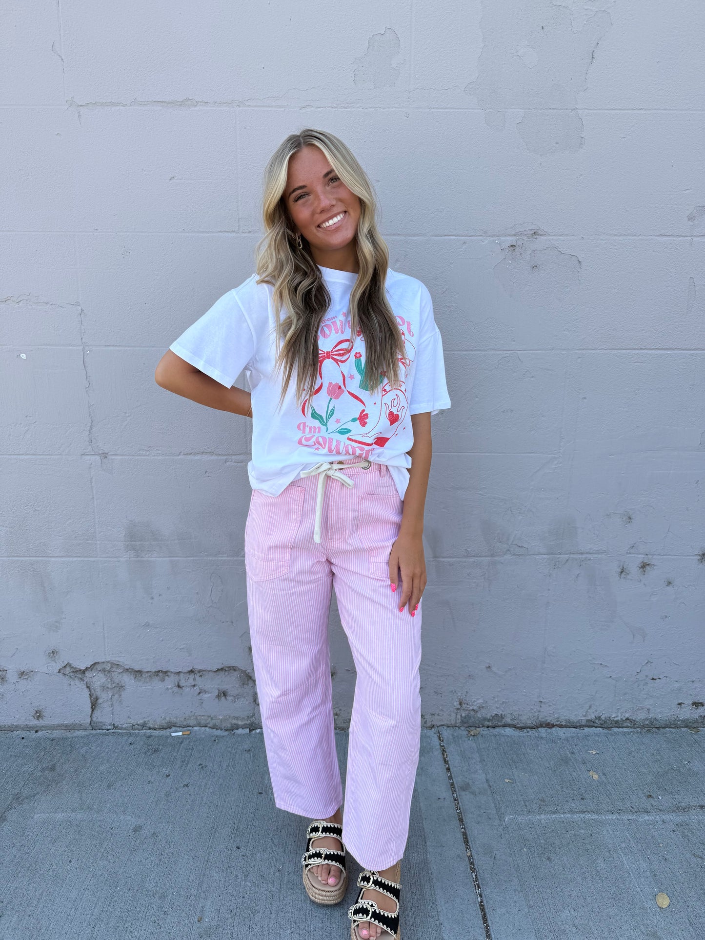 Barbie Dream Stripped Barrel Jeans