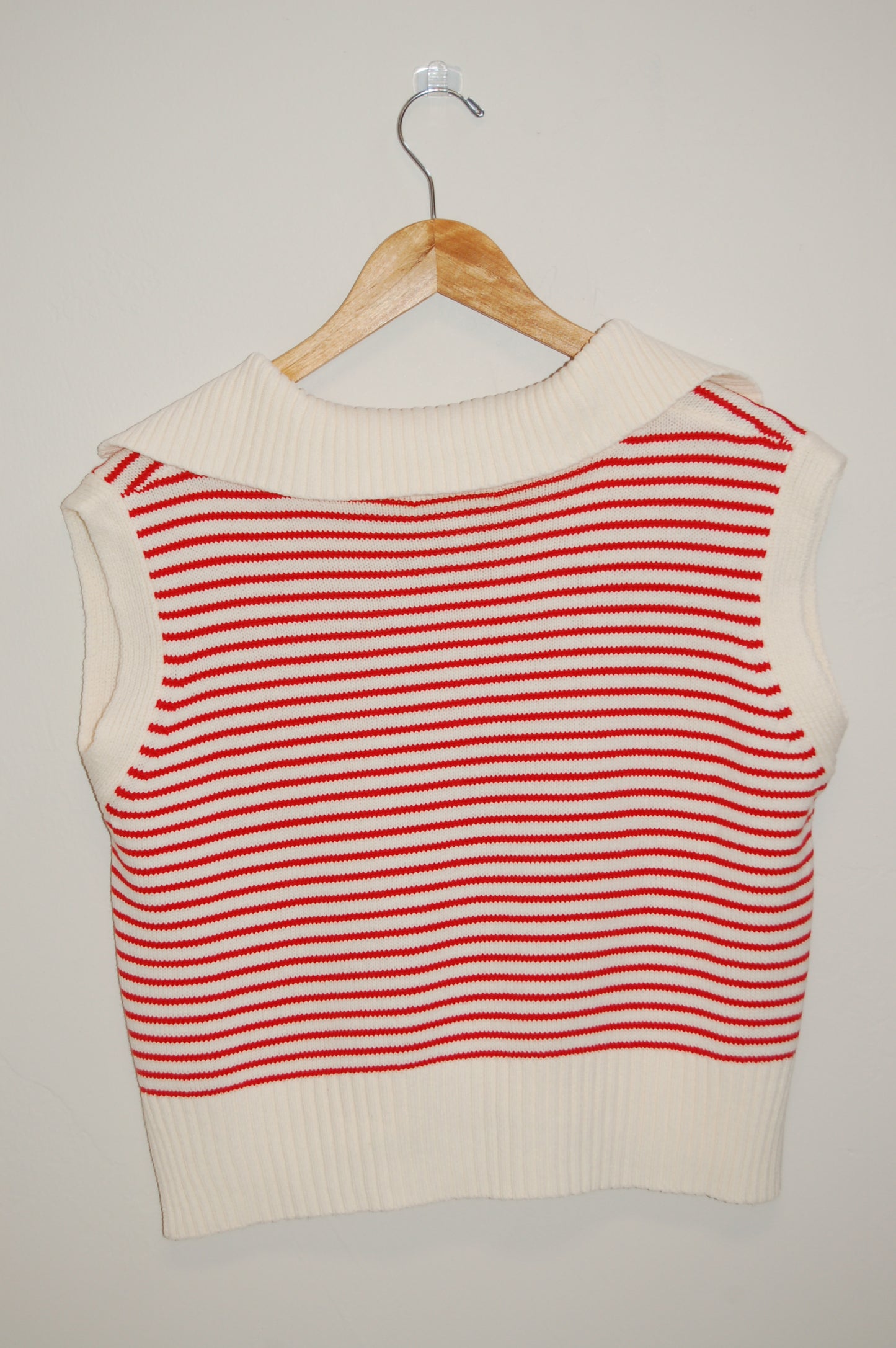 Scarlet Striped Knit Sweater