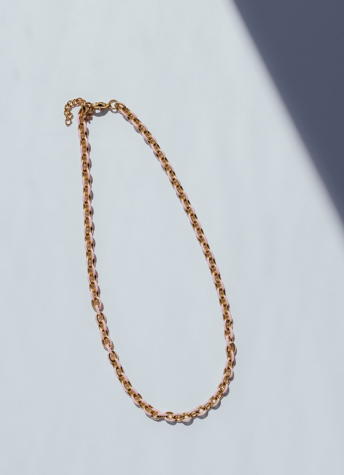 Pink Enamel Chain
