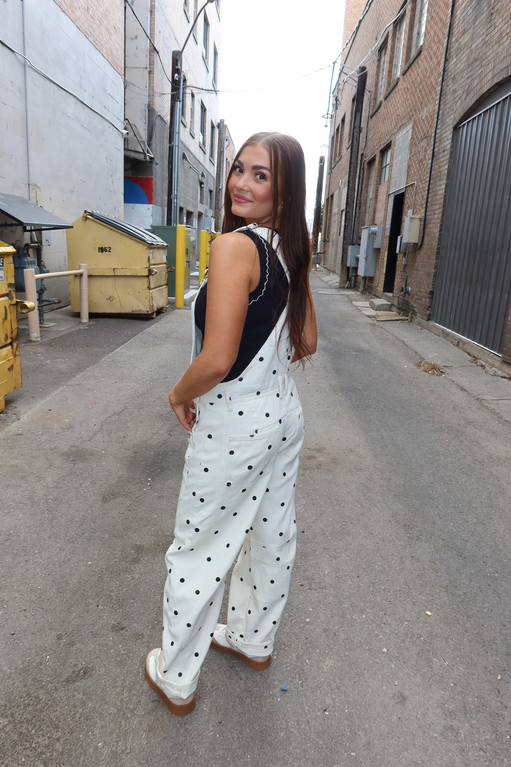 Polka Dot Overalls