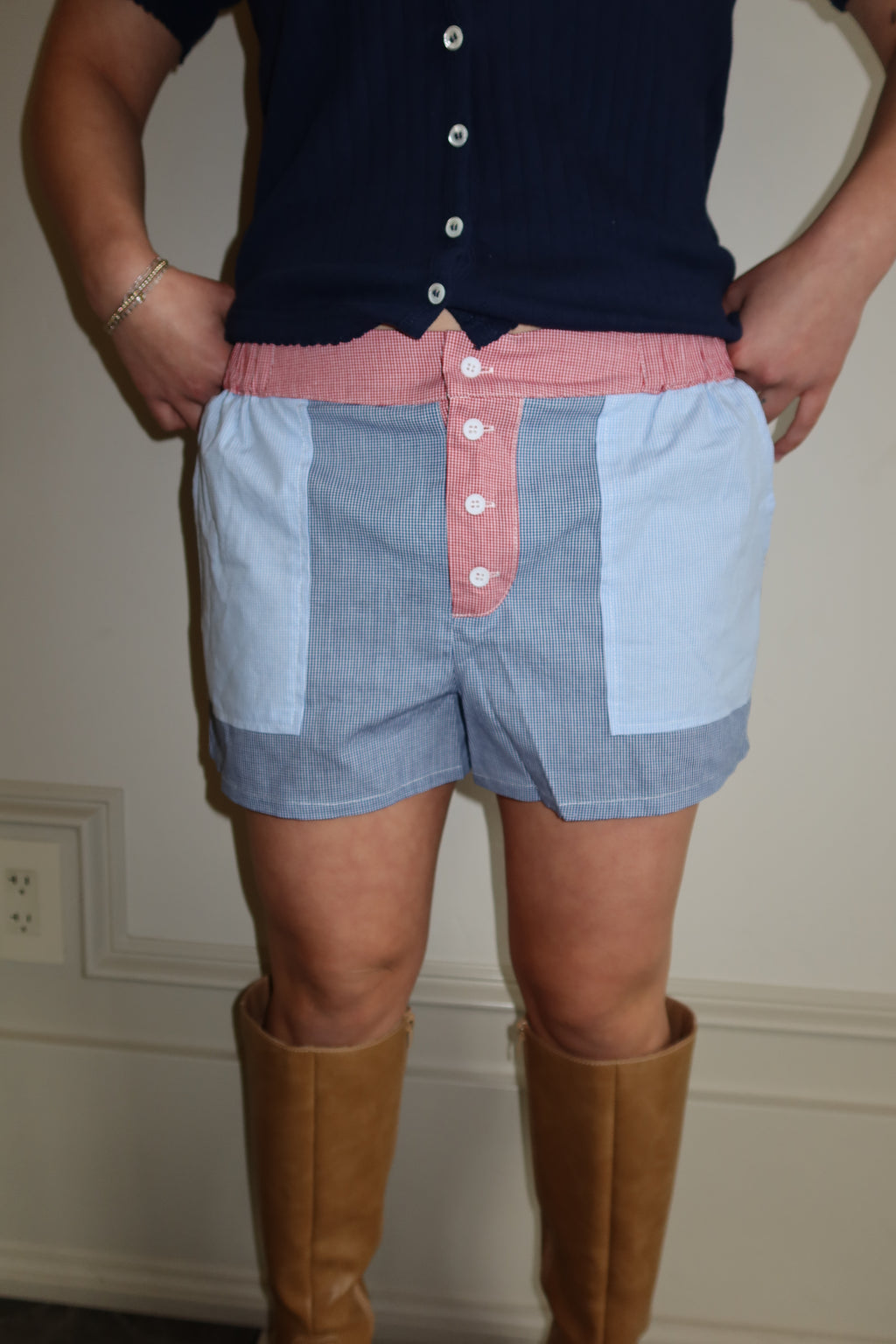 Americana Patch Shorts