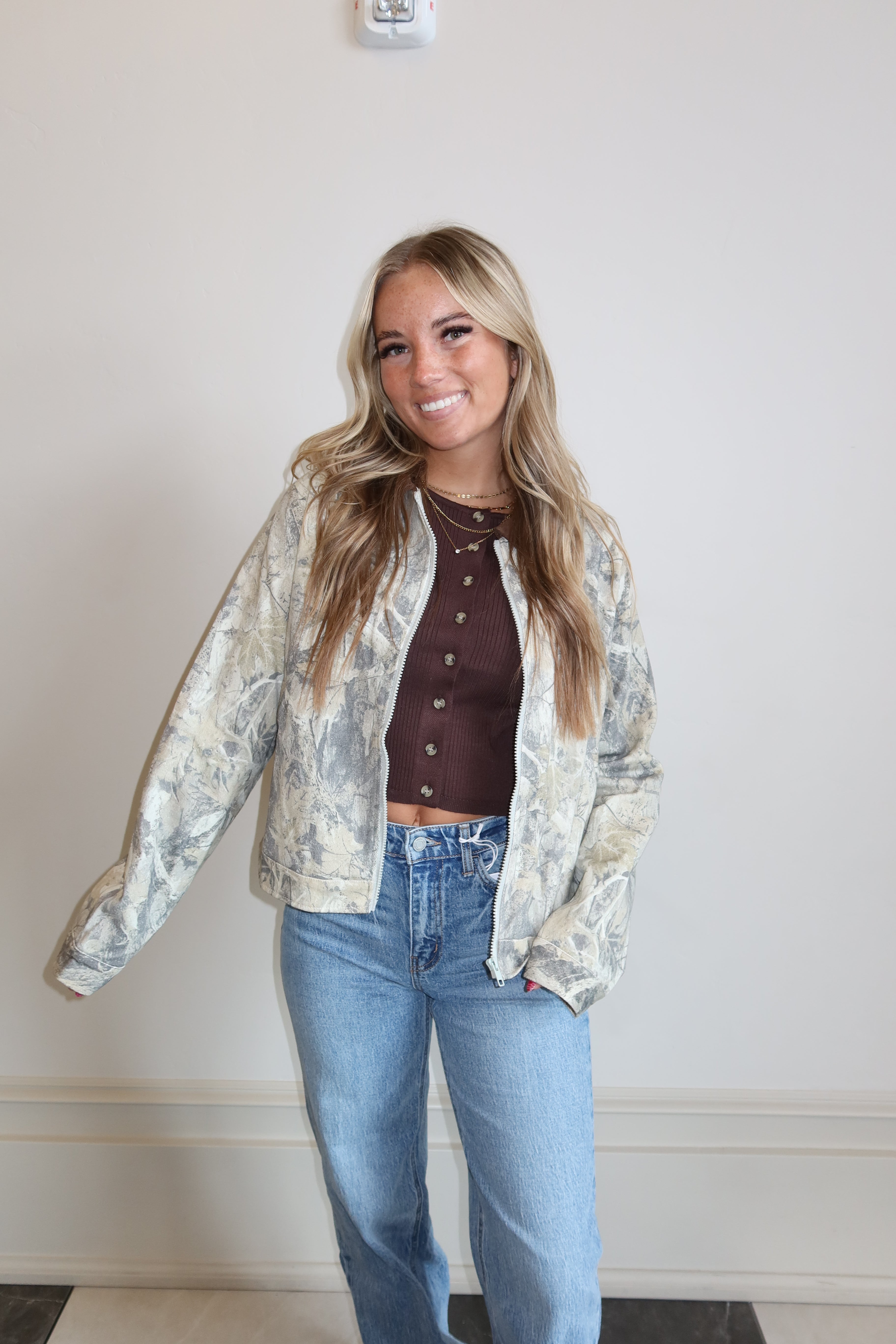 Timber Camo Collar Jacket