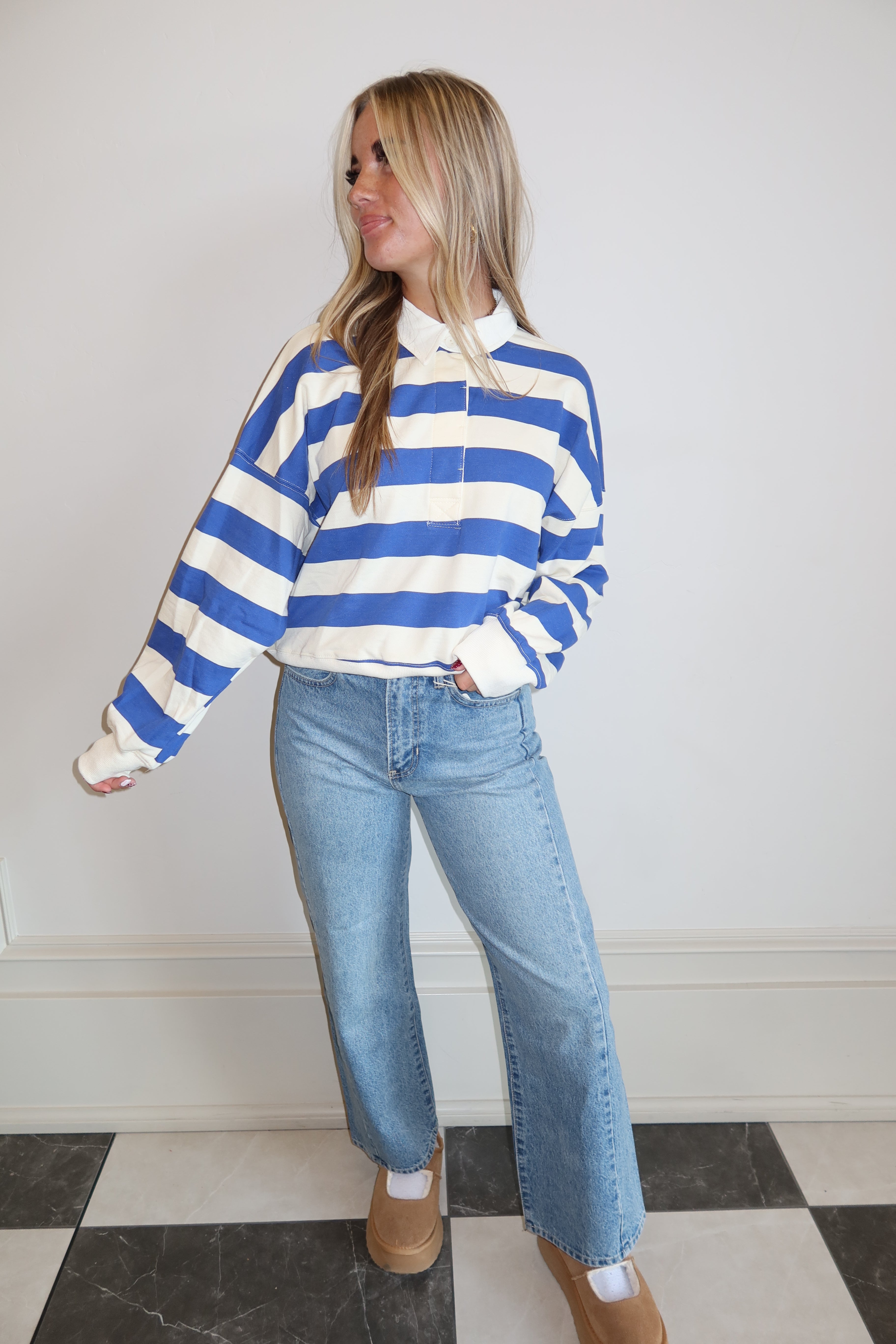 Skyline Stripes Long Sleeve Shirt
