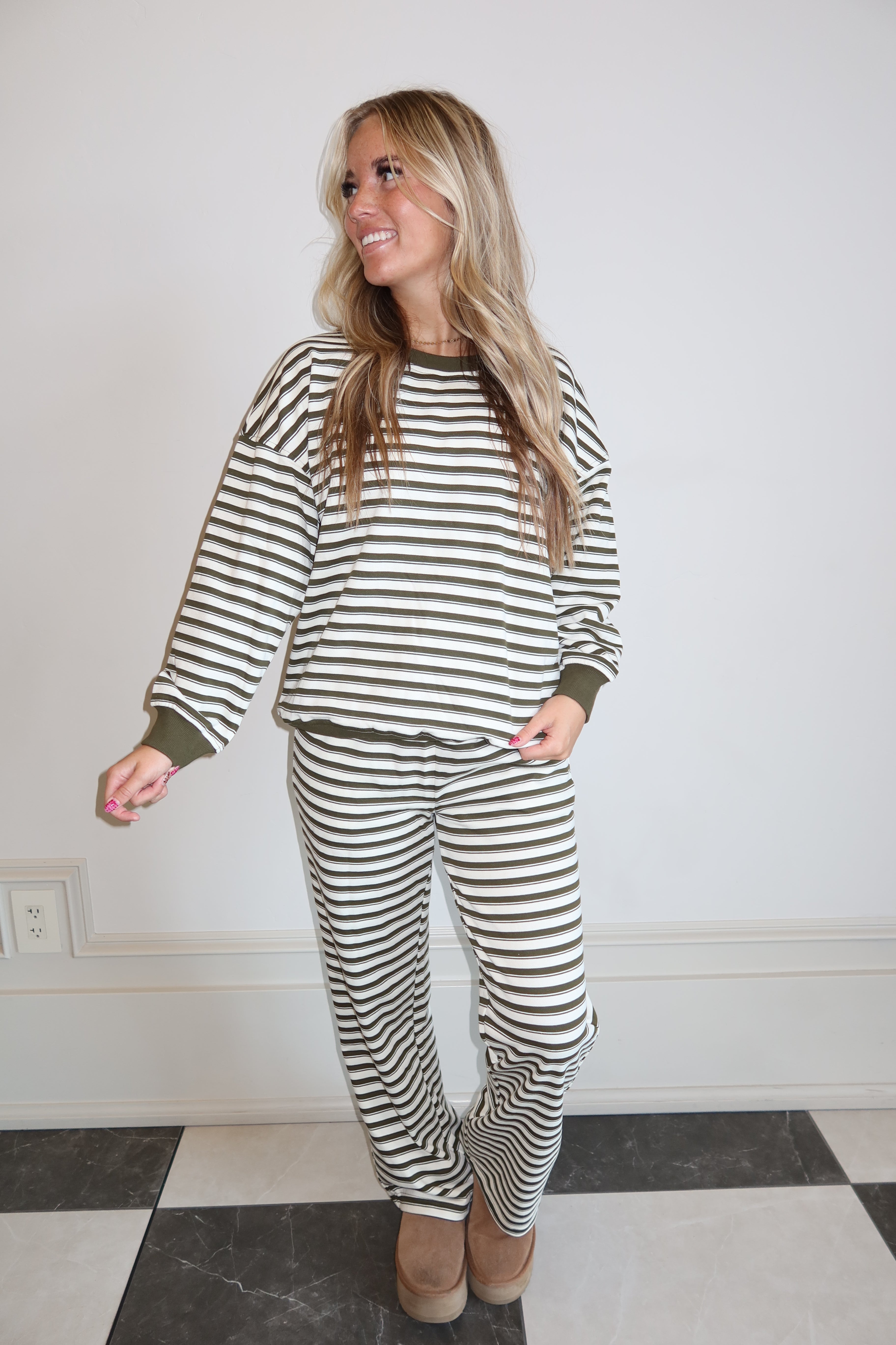 Coastal Stripe Cozy Set