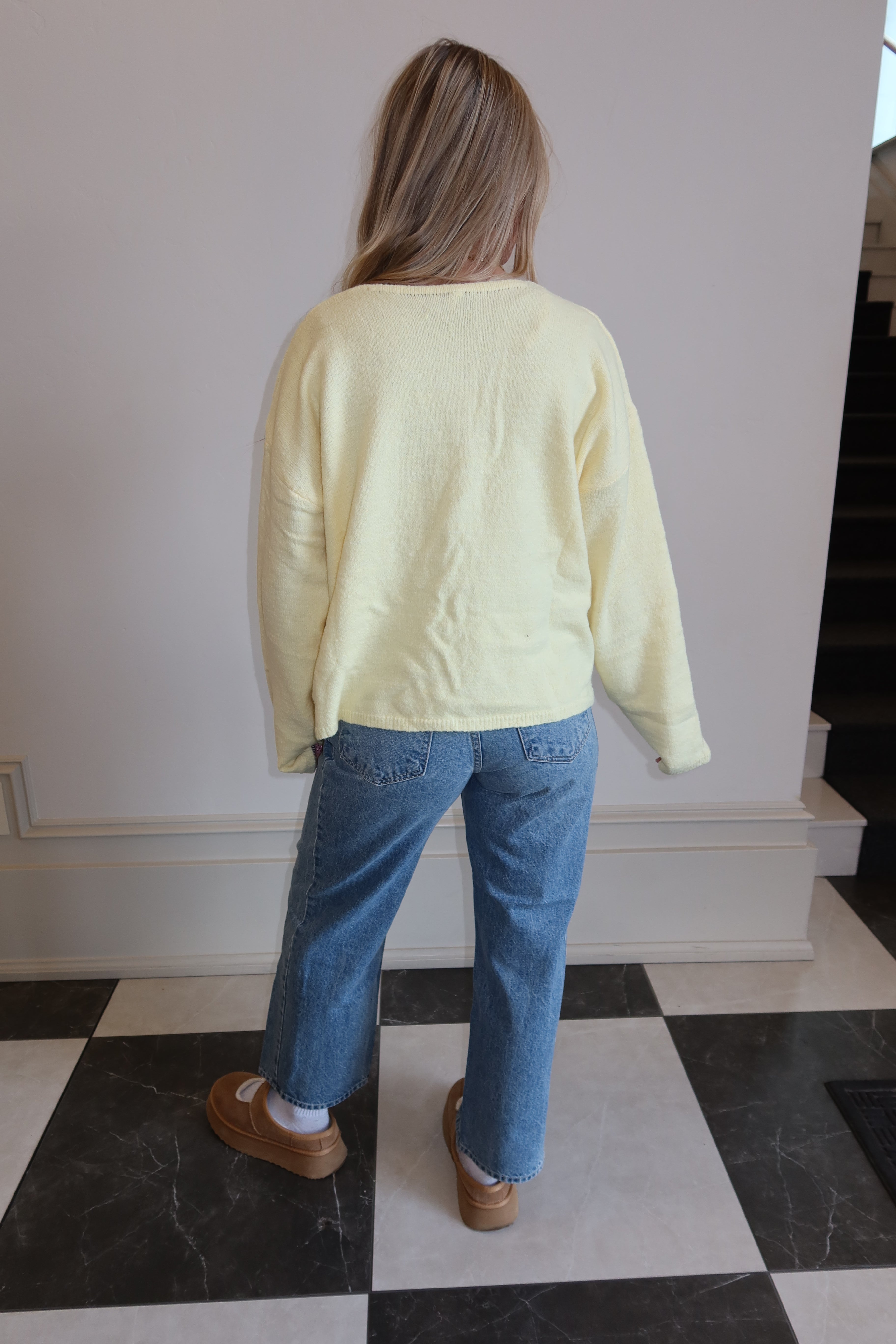 Buttercup Bow Knit Sweater