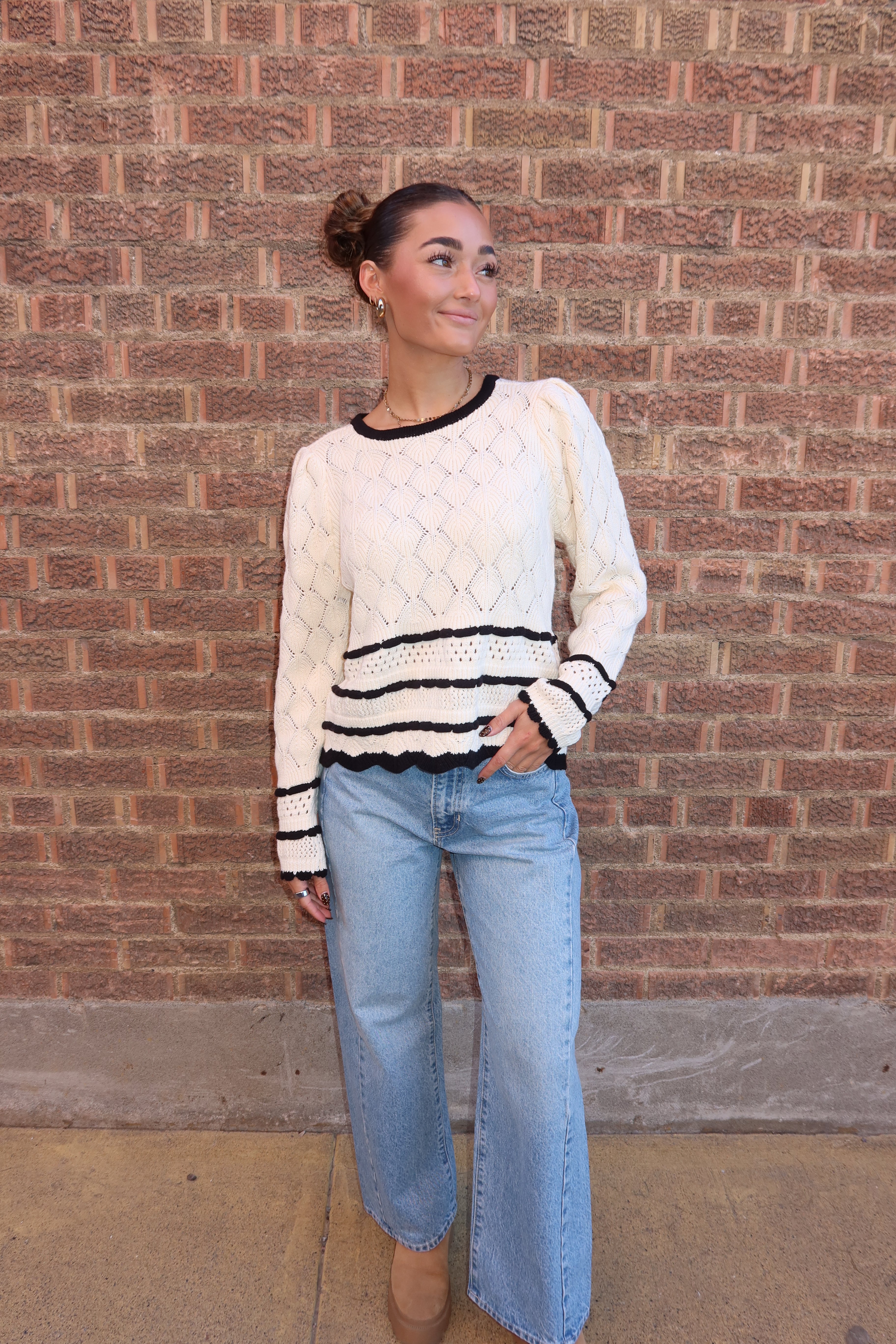 Ivory Elegance Knit