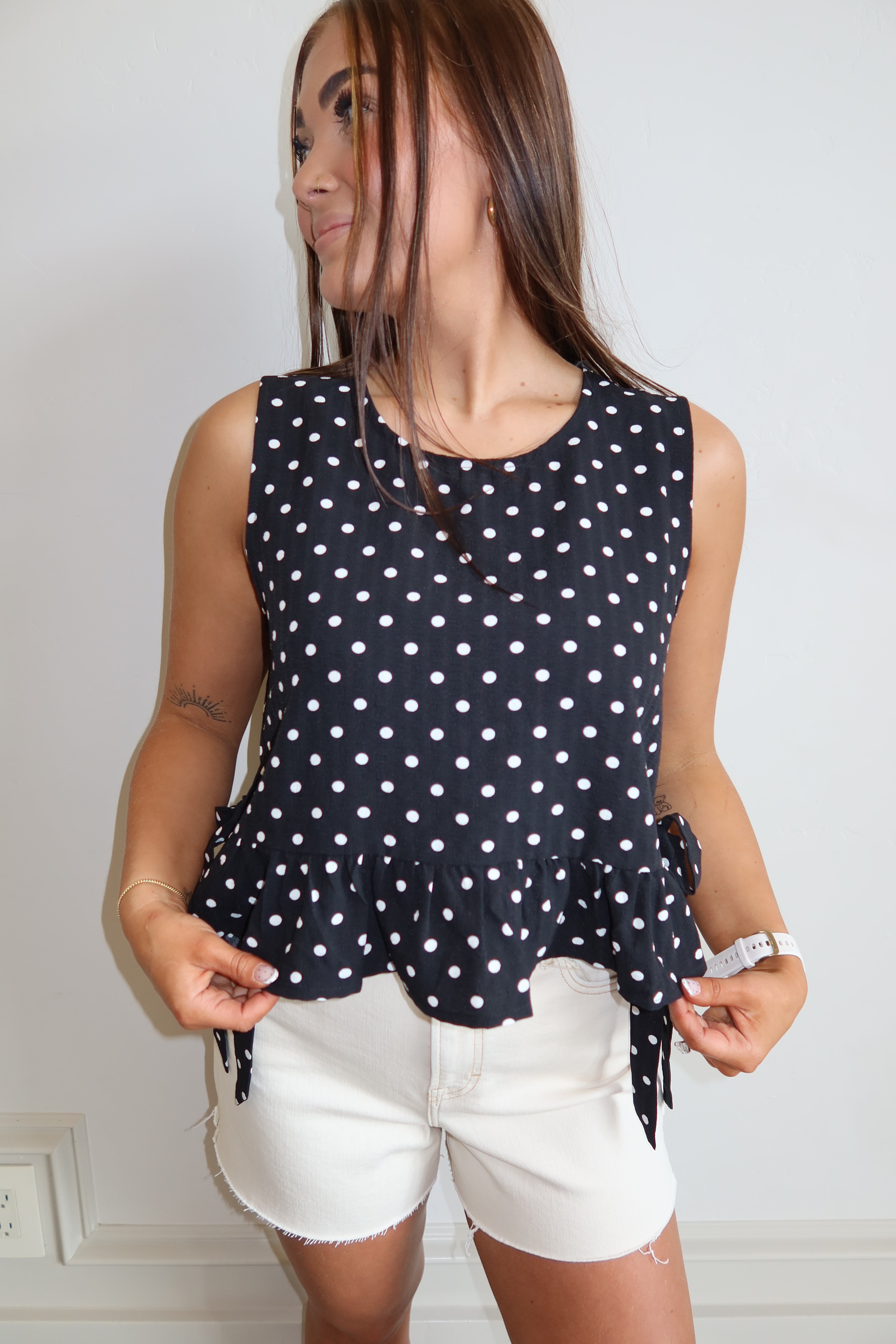 Sweet Spot Tie Blouse