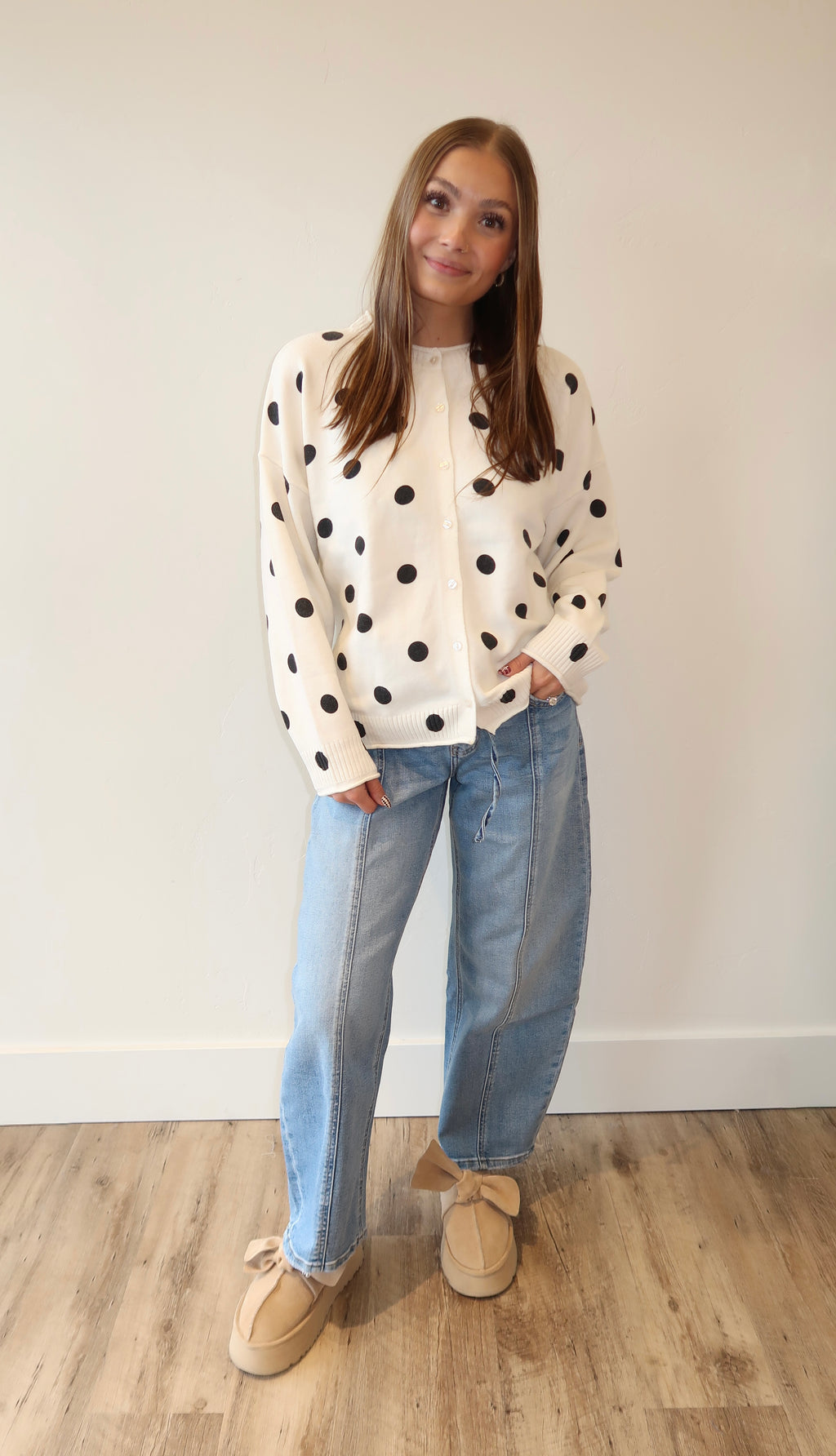 Vanilla Dot Cardigan