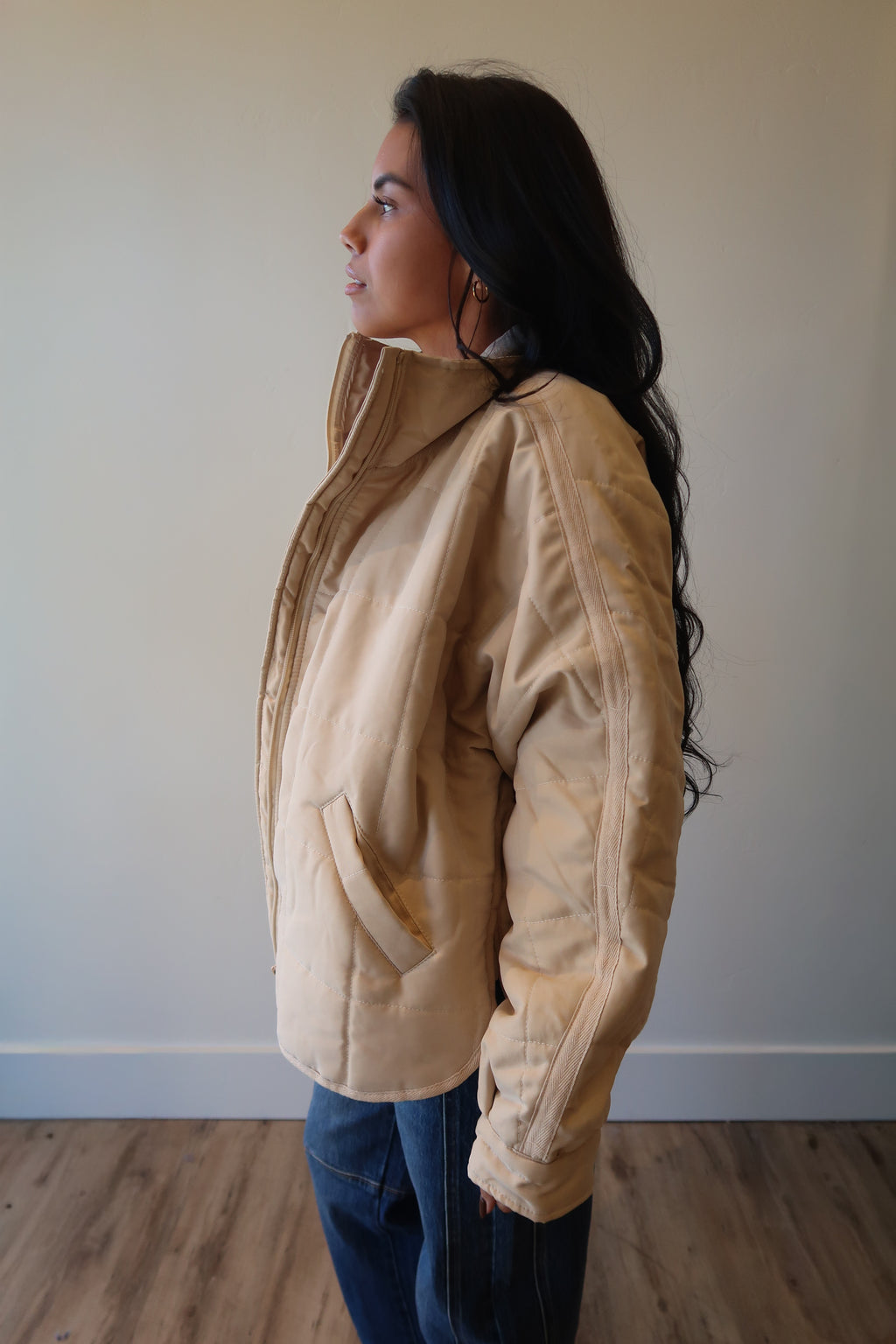 Vanilla Cloud Quilted Jacket