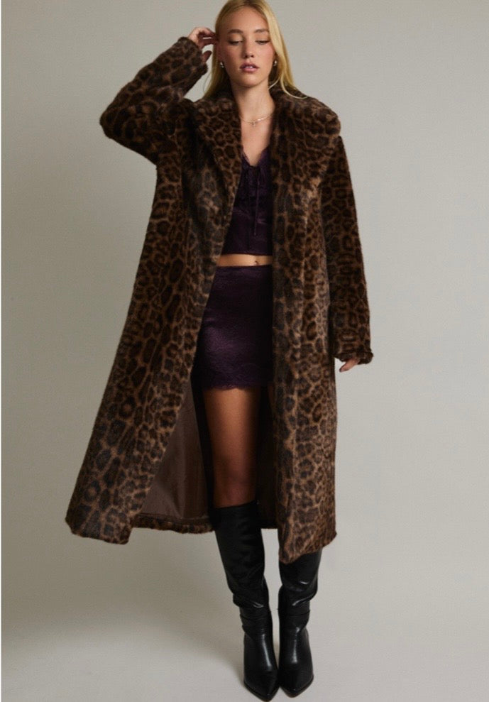 After Dark Leopard Coat