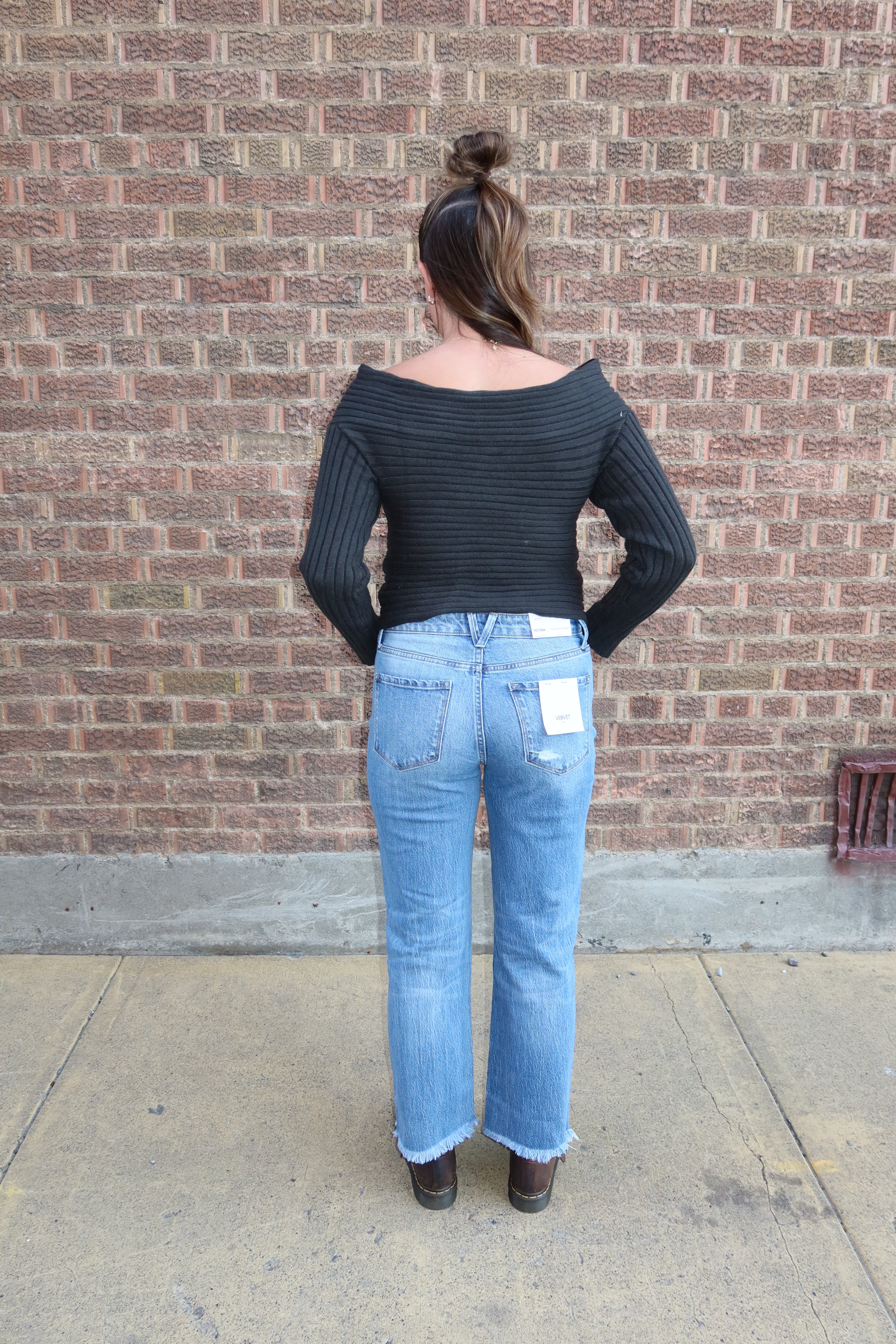High-Rise Cropped Jeans