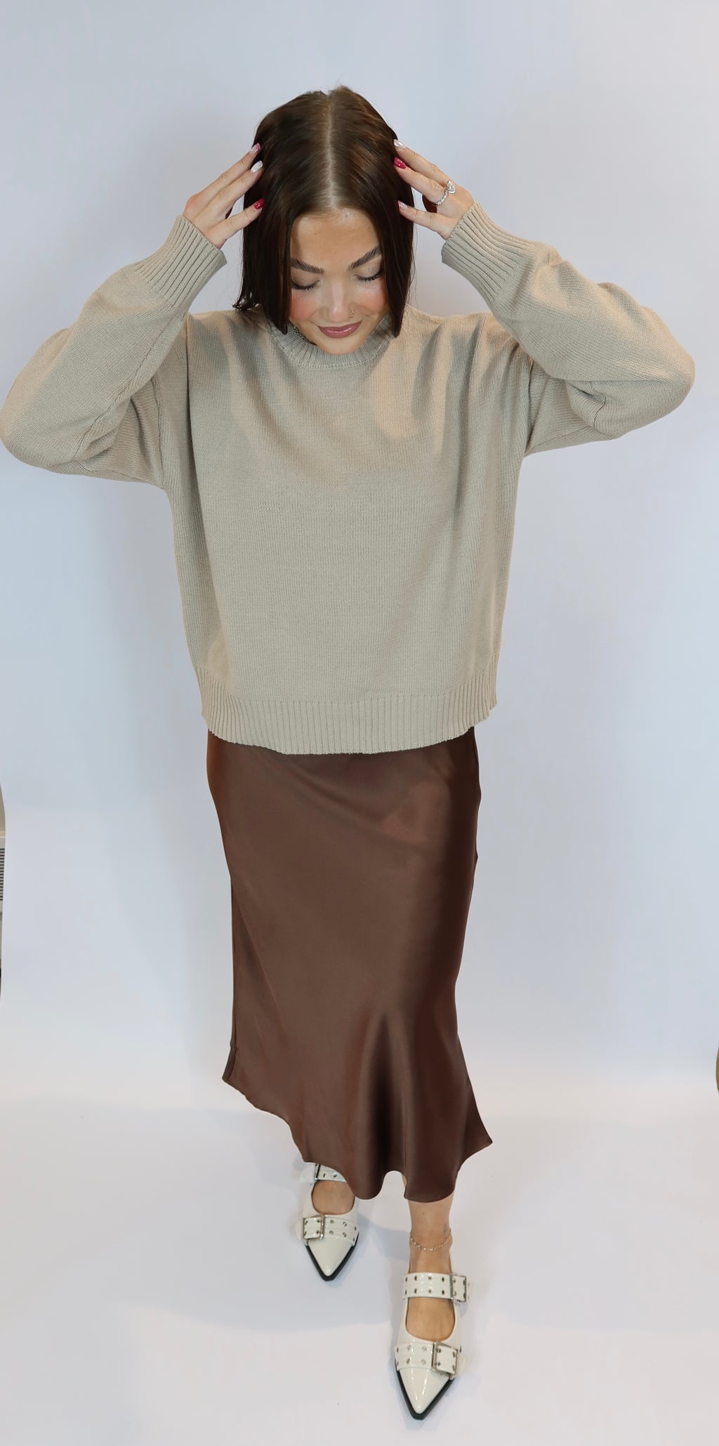 Sloane Satin Skirt