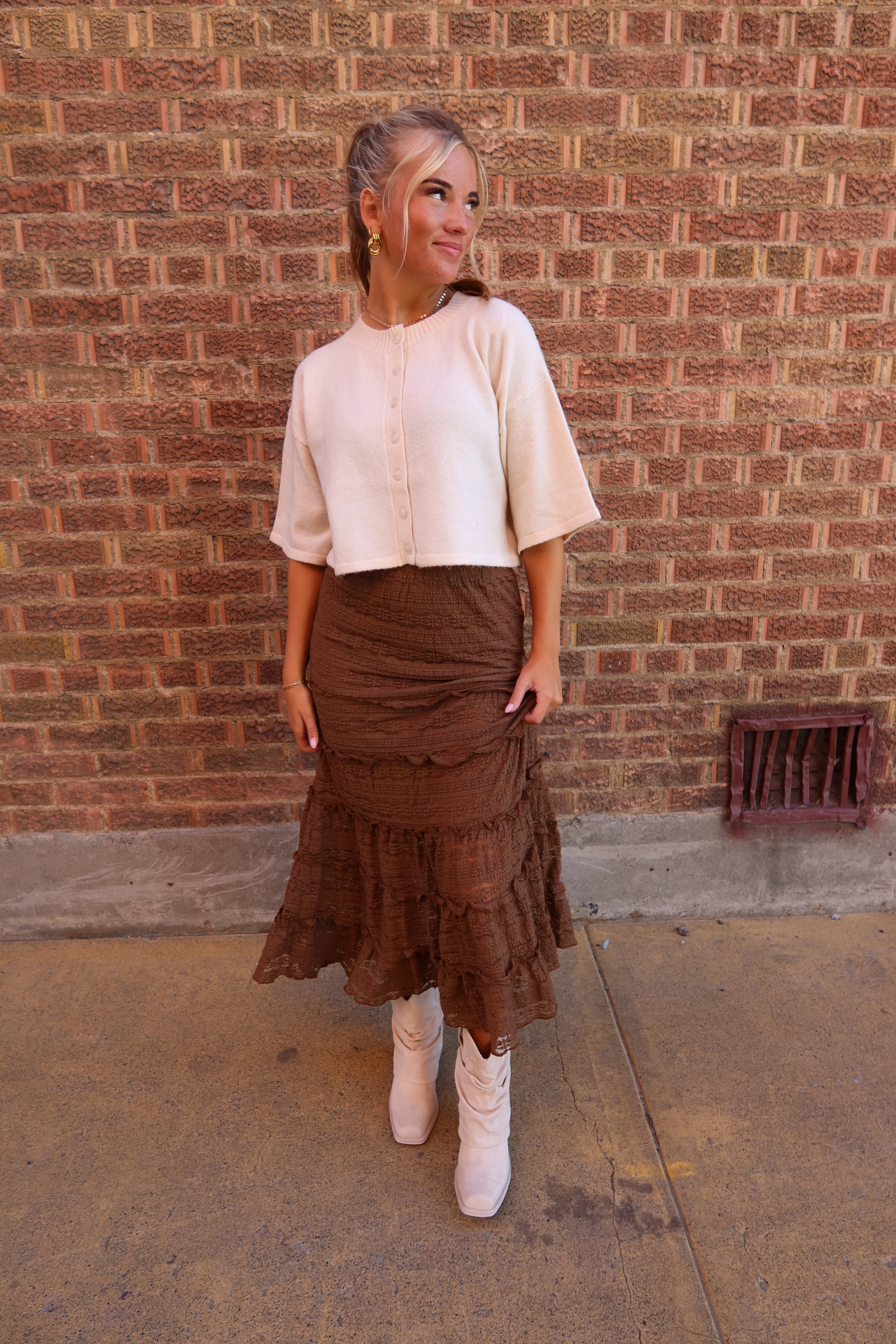 Falling For You Skirt