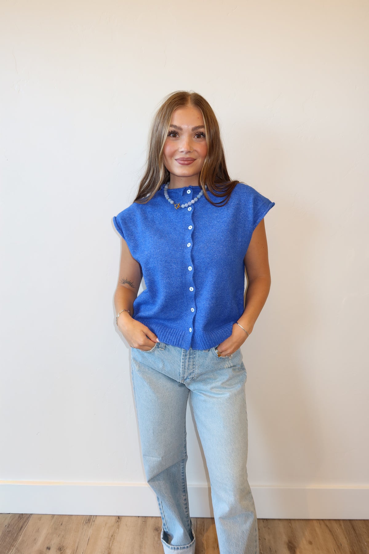 Cobalt Cozy Vest
