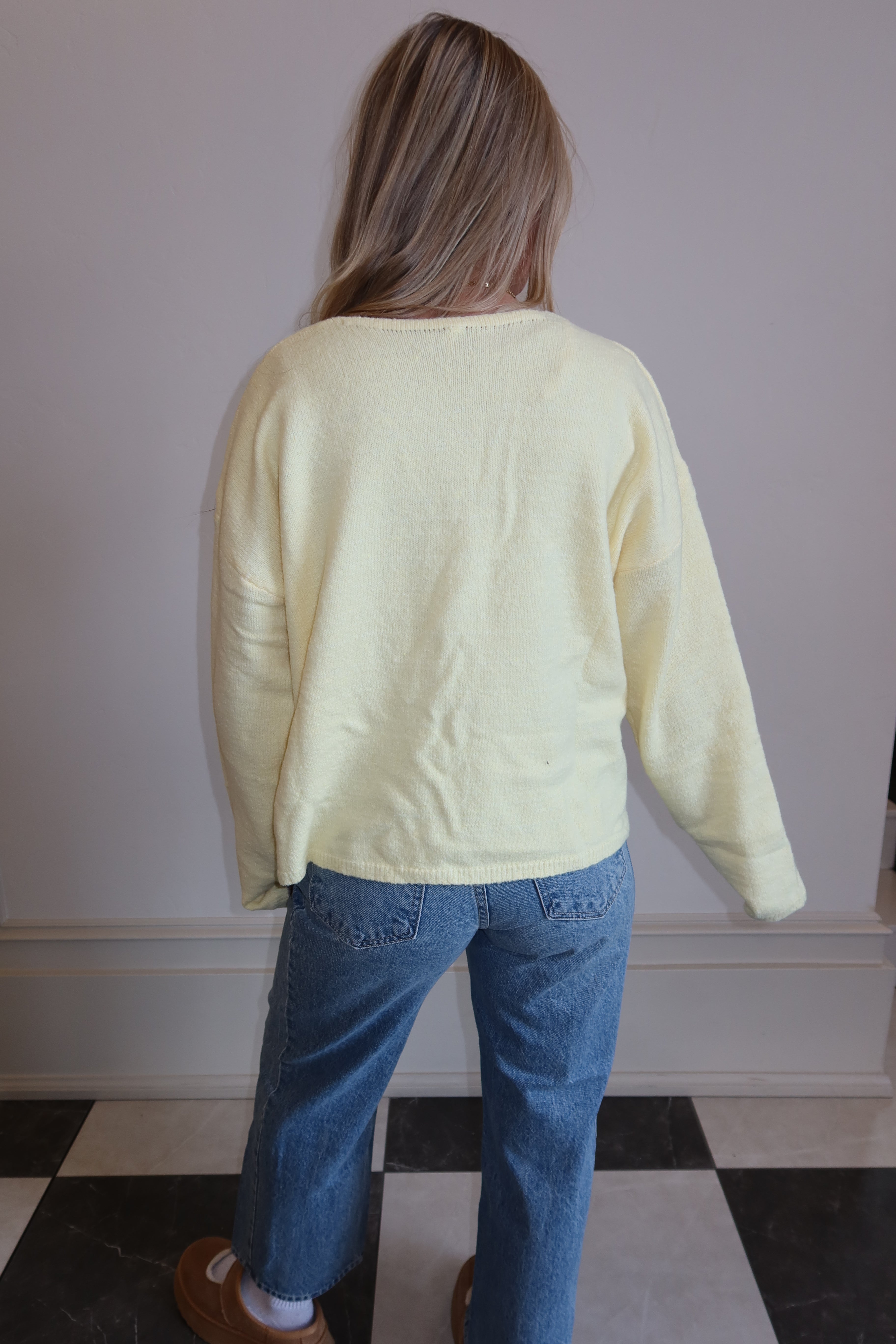 Buttercup Bow Knit Sweater