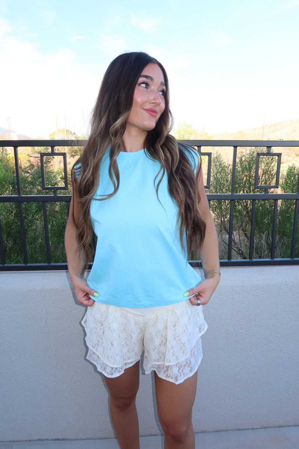 Coastal Teal Tank top