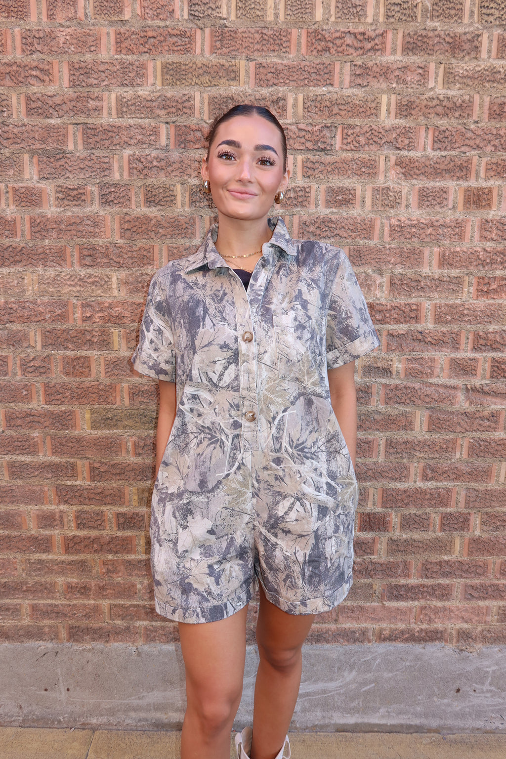 Ashridge Camo Romper