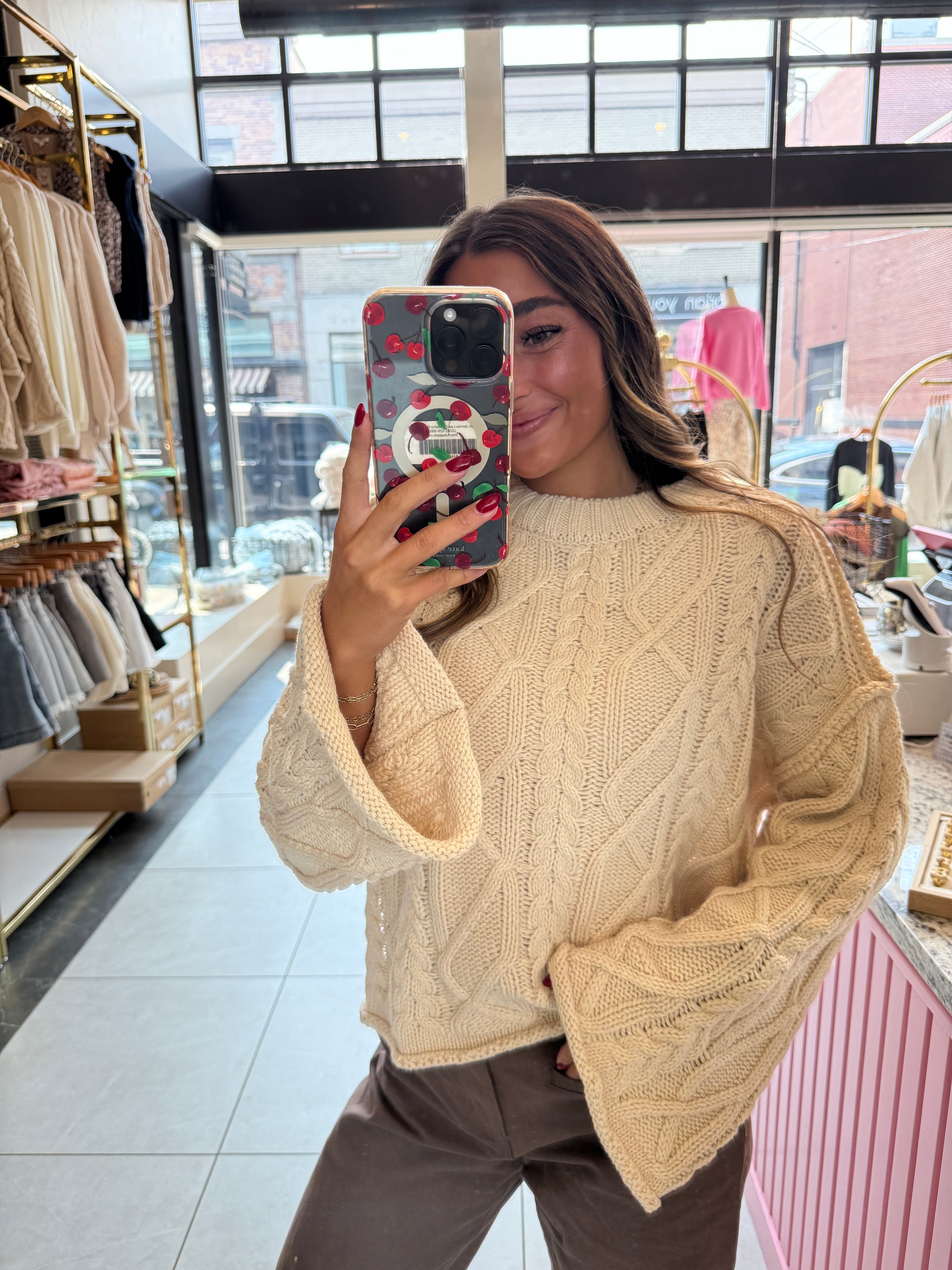 Breezy Sleeve Knit