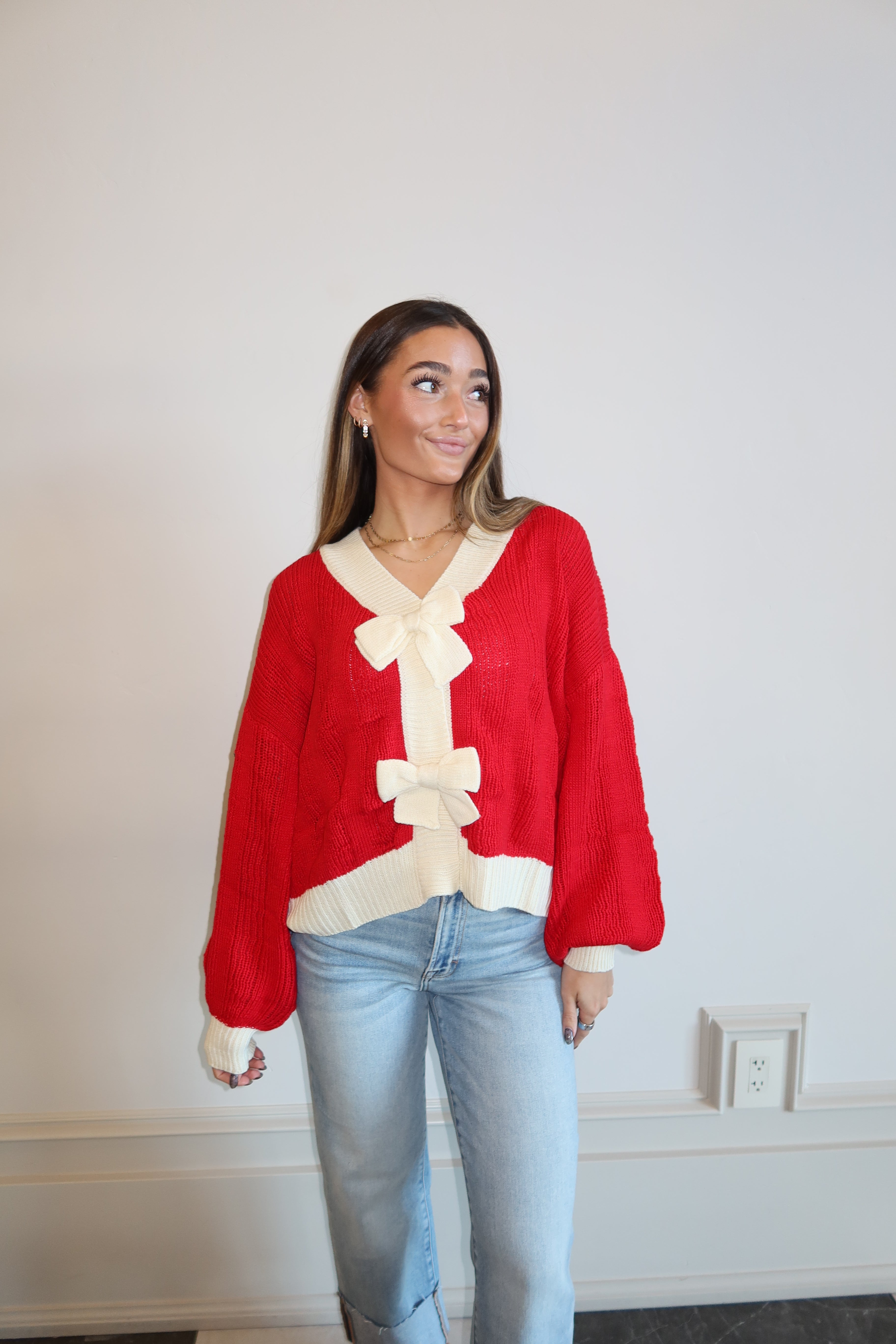 Sweetheart Bow Cardigan