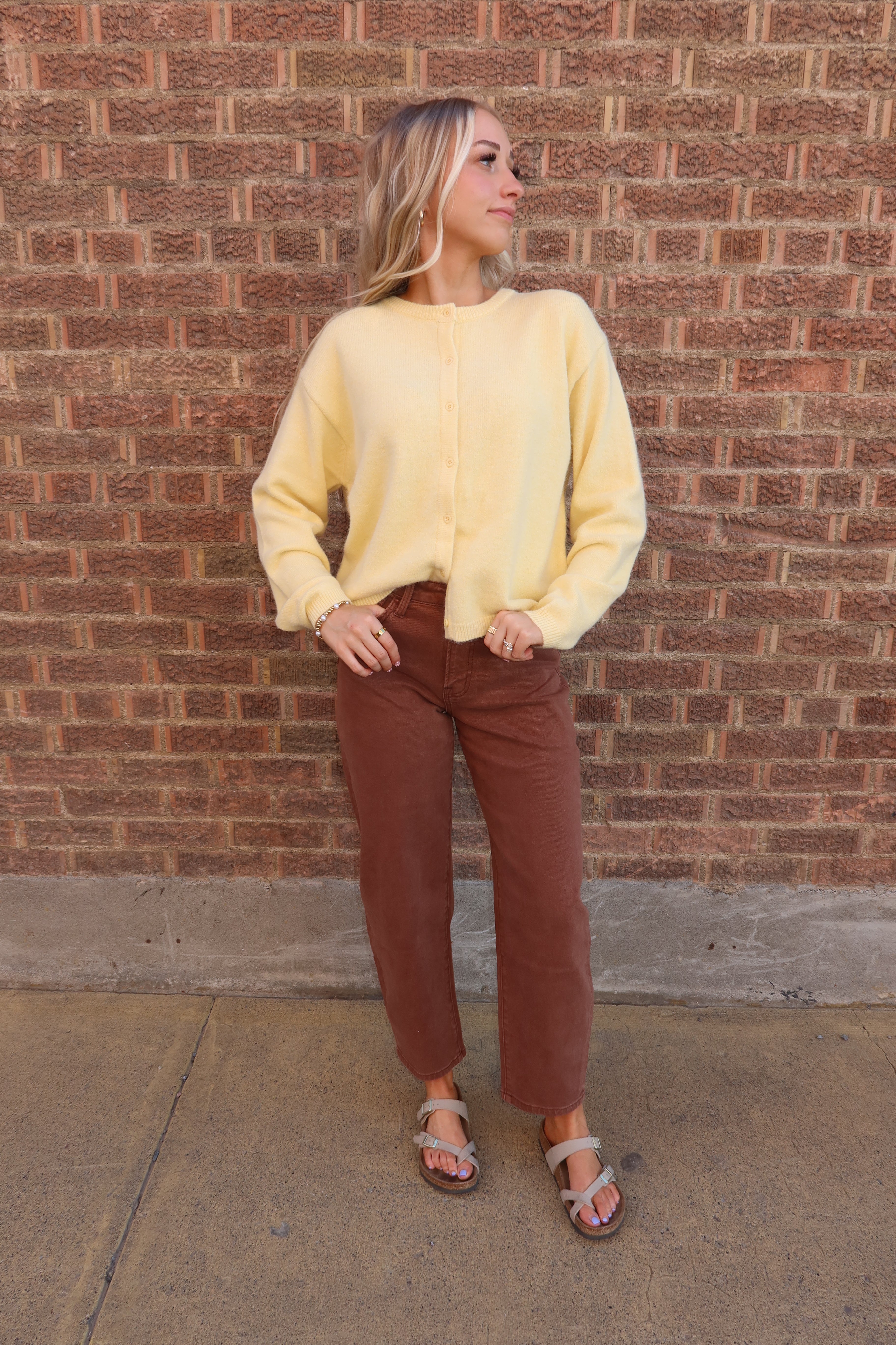 Mocha Barrel Jeans