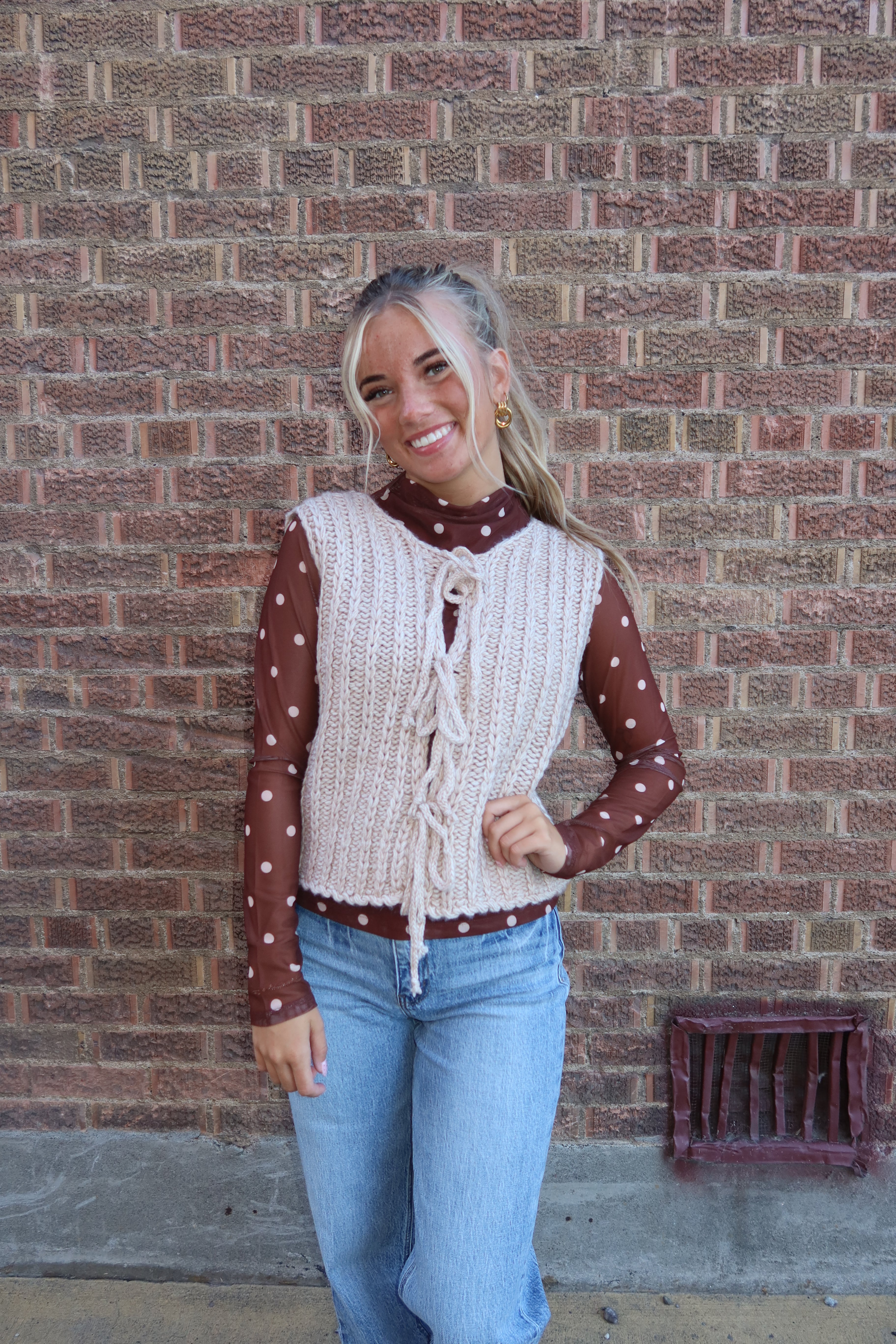 Tie It Up Sweater Tank