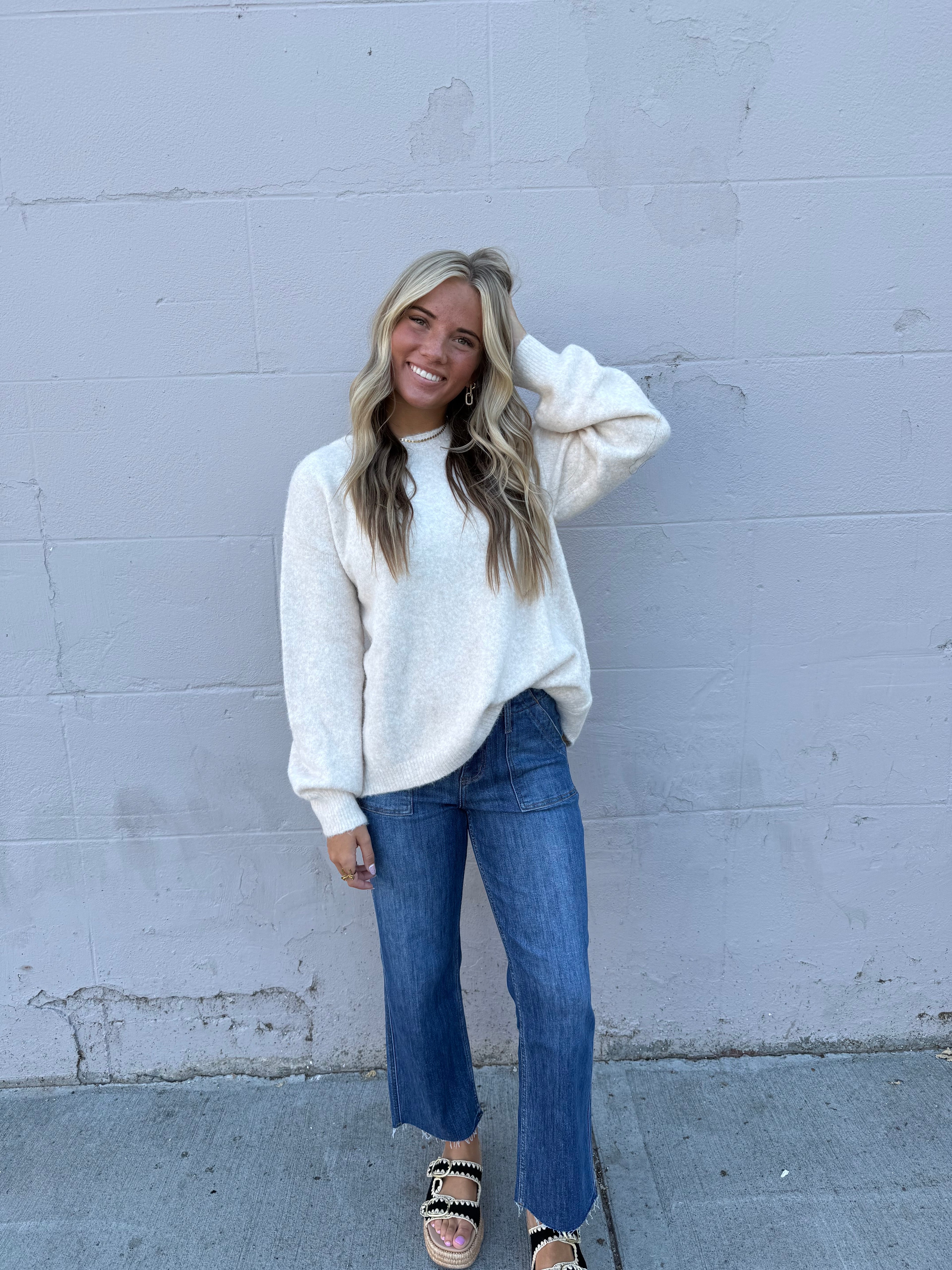 Sweet Harmony Bow-Back Sweater