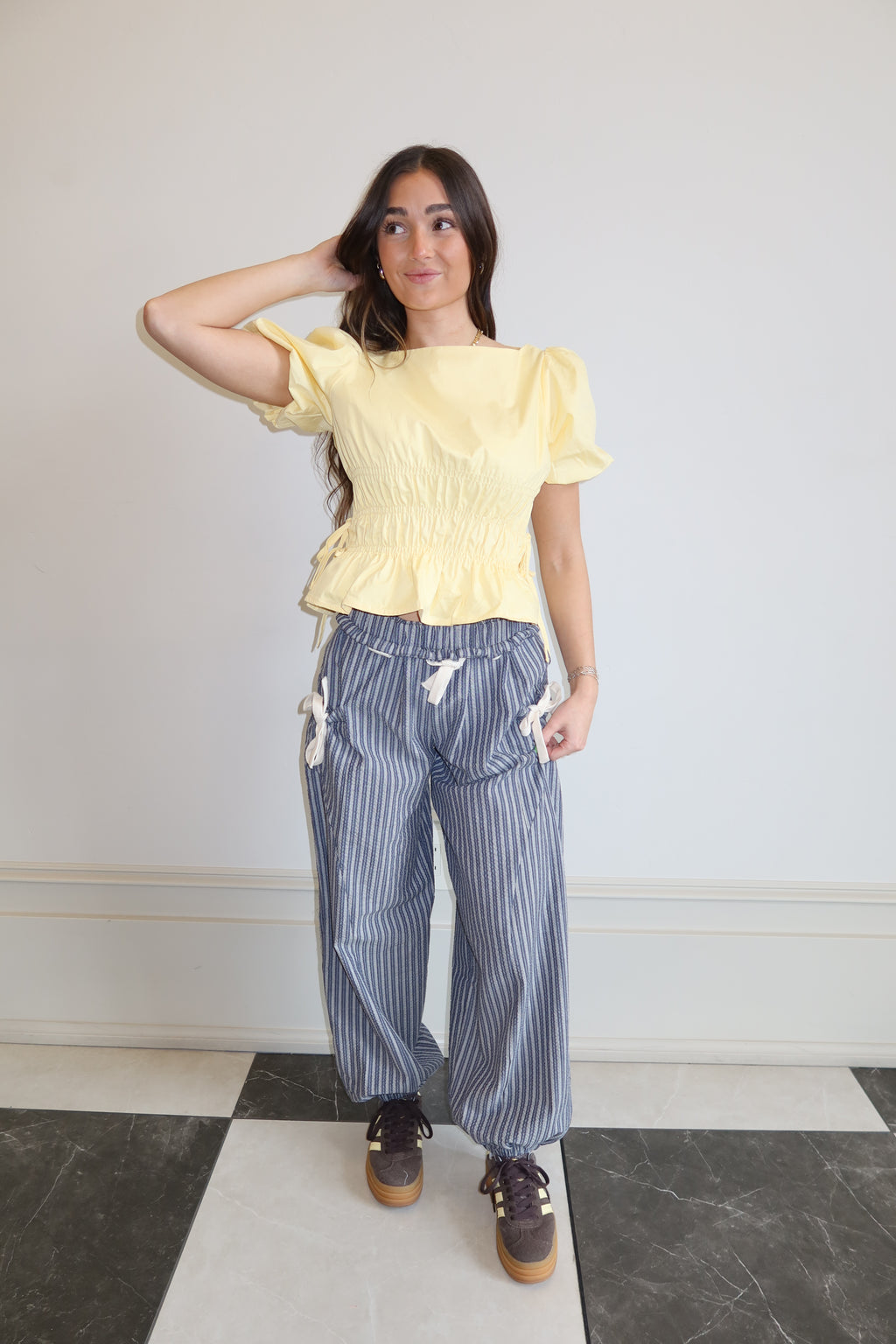Camille Smocked Top