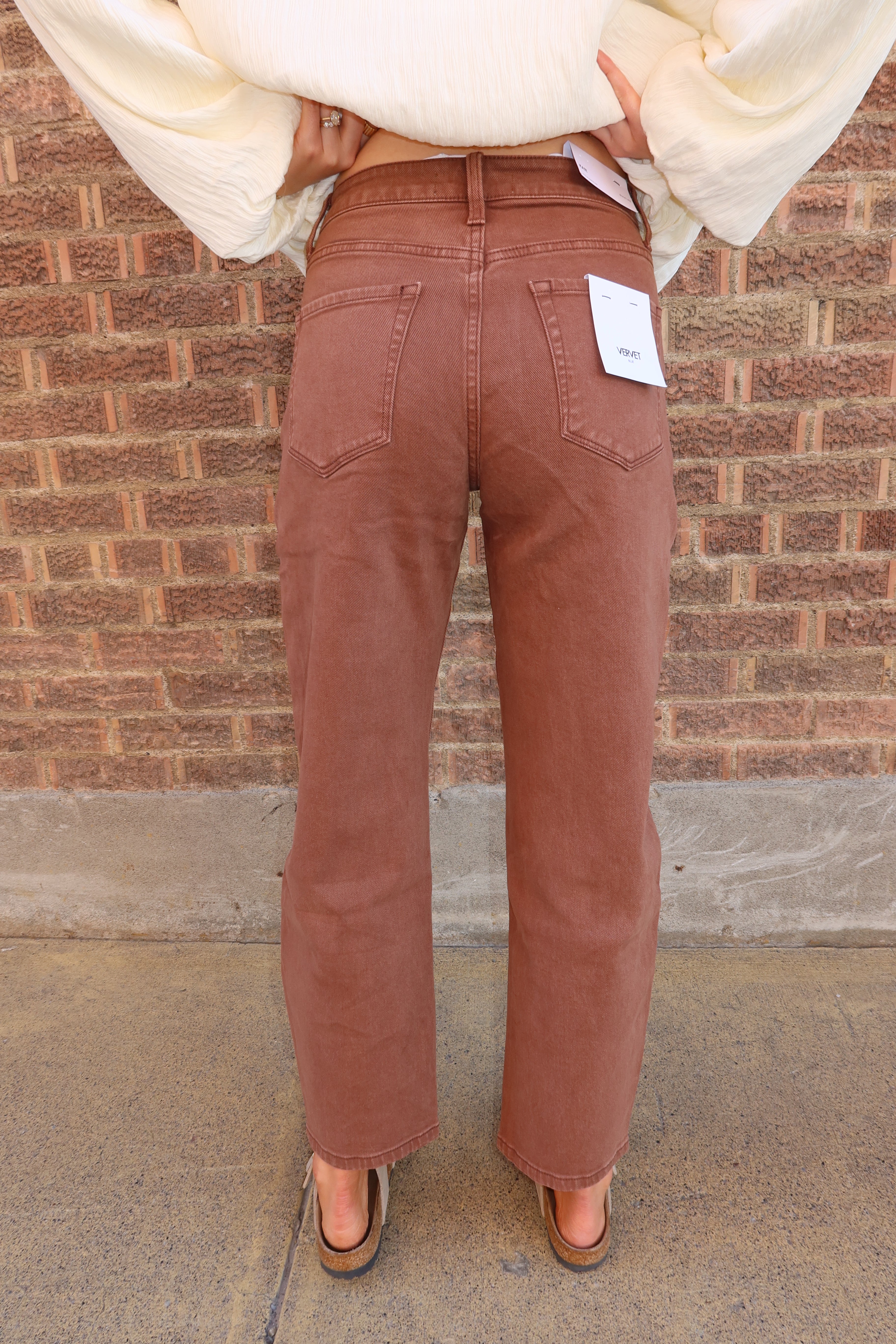 Mocha Barrel Jeans