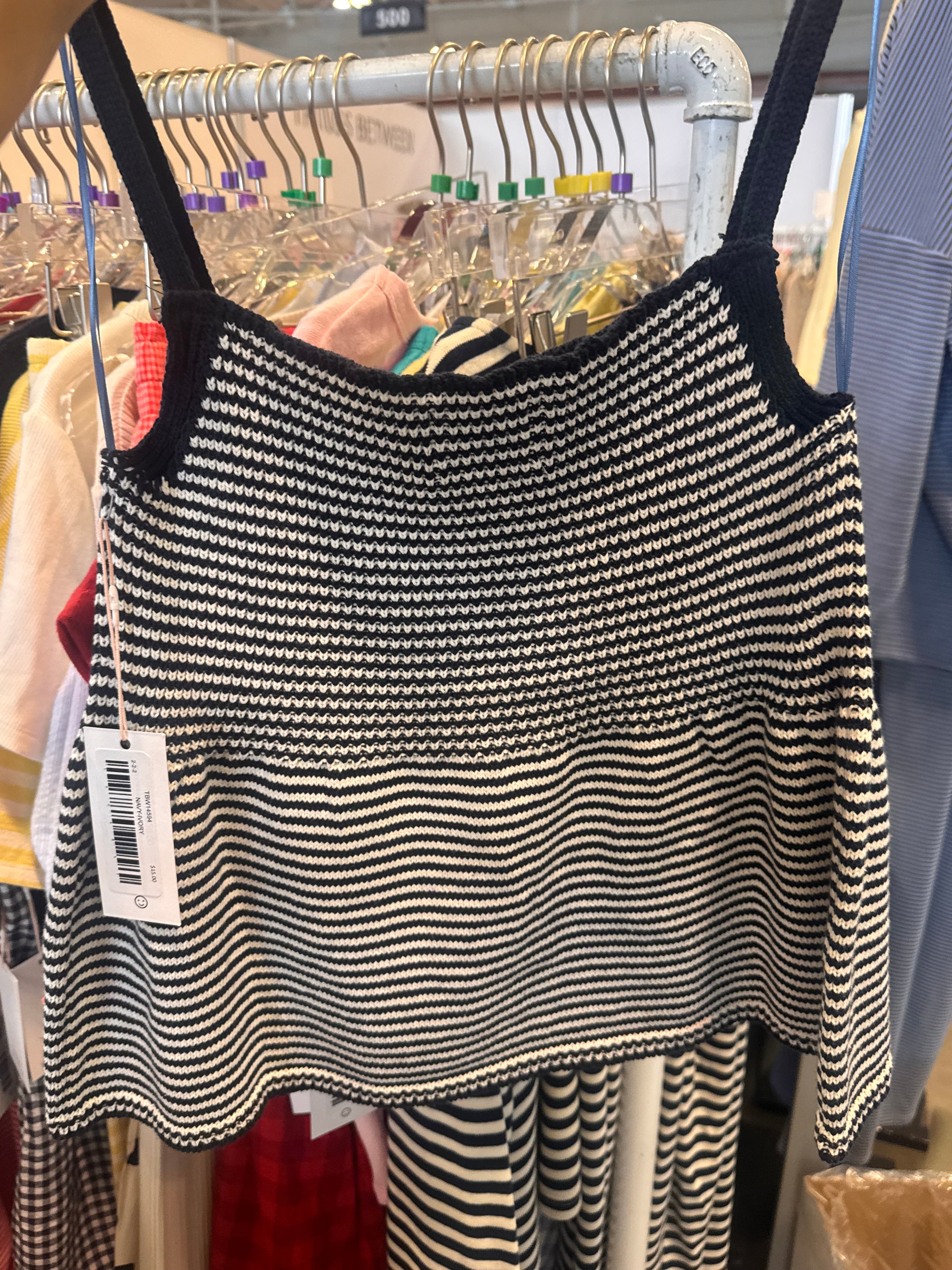 Navy Knit Tank