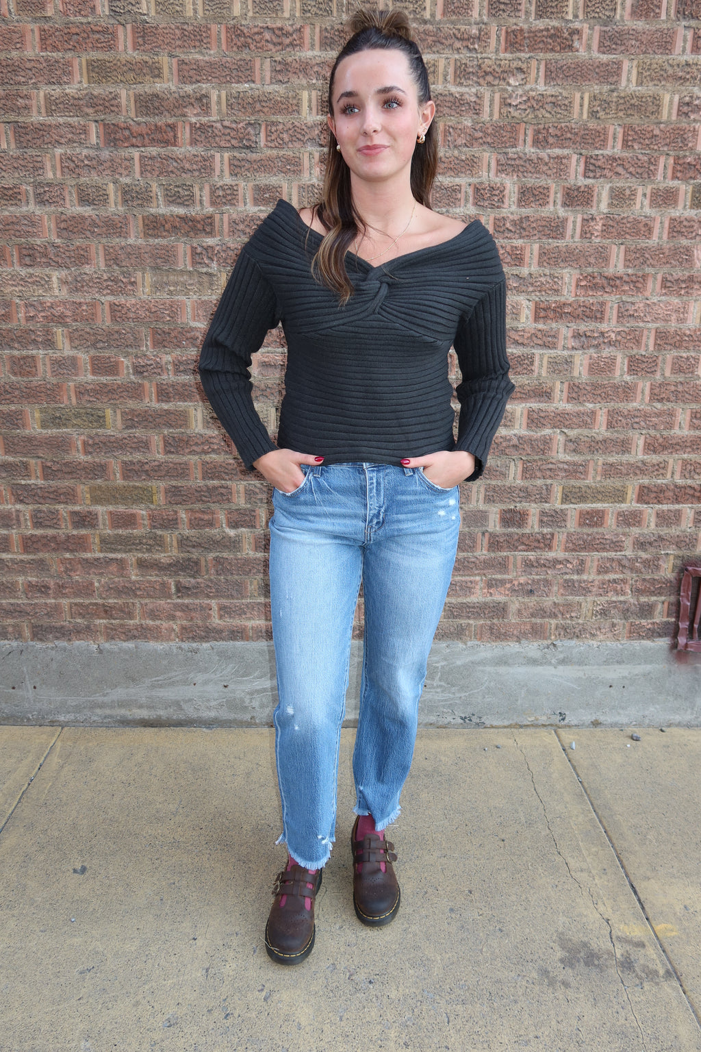 High-Rise Cropped Jeans