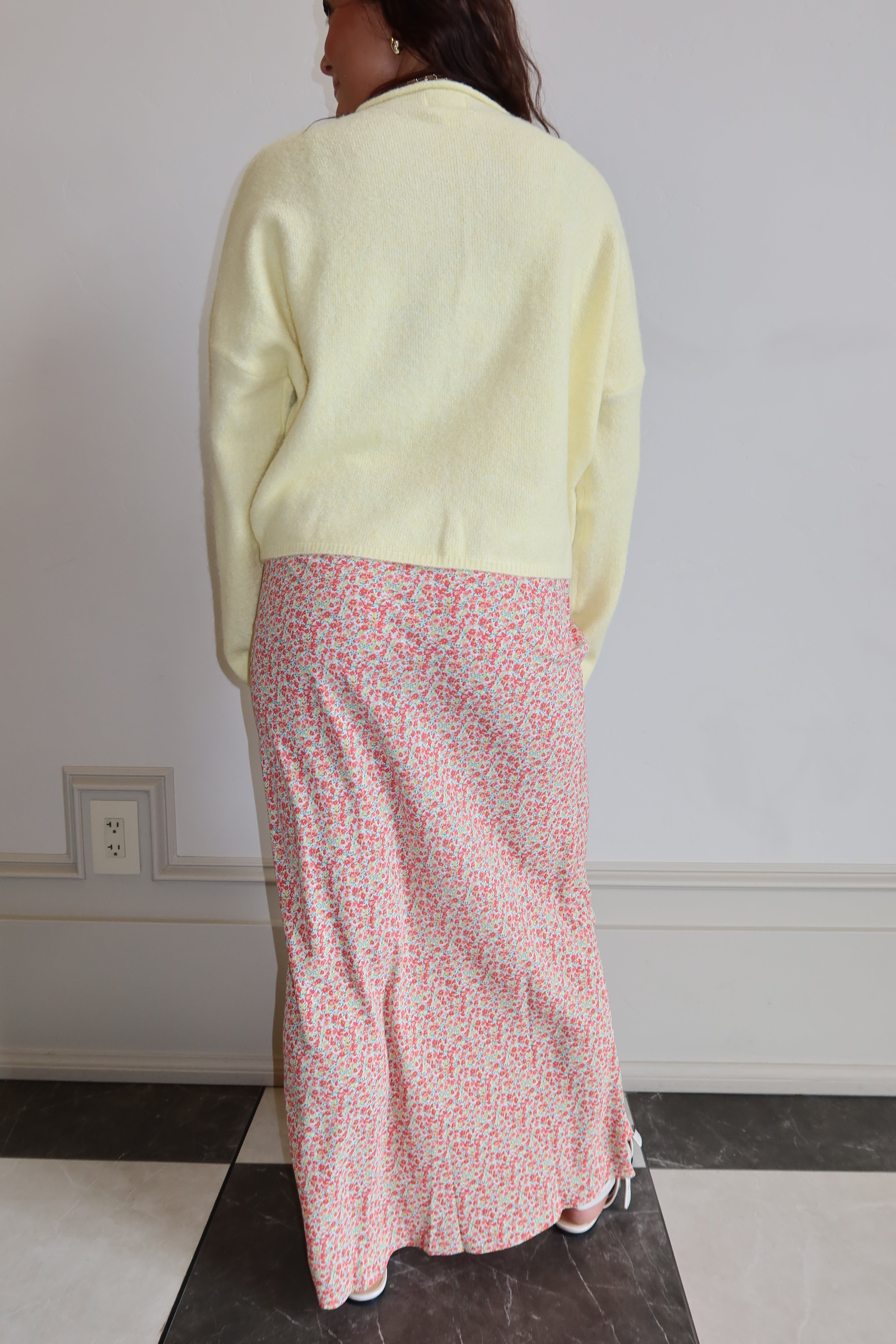 Spring Dusk Floral Skirt