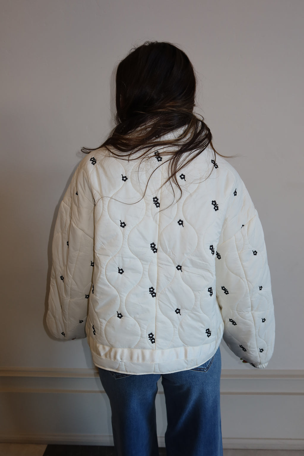 Ivory Bloom Jacket