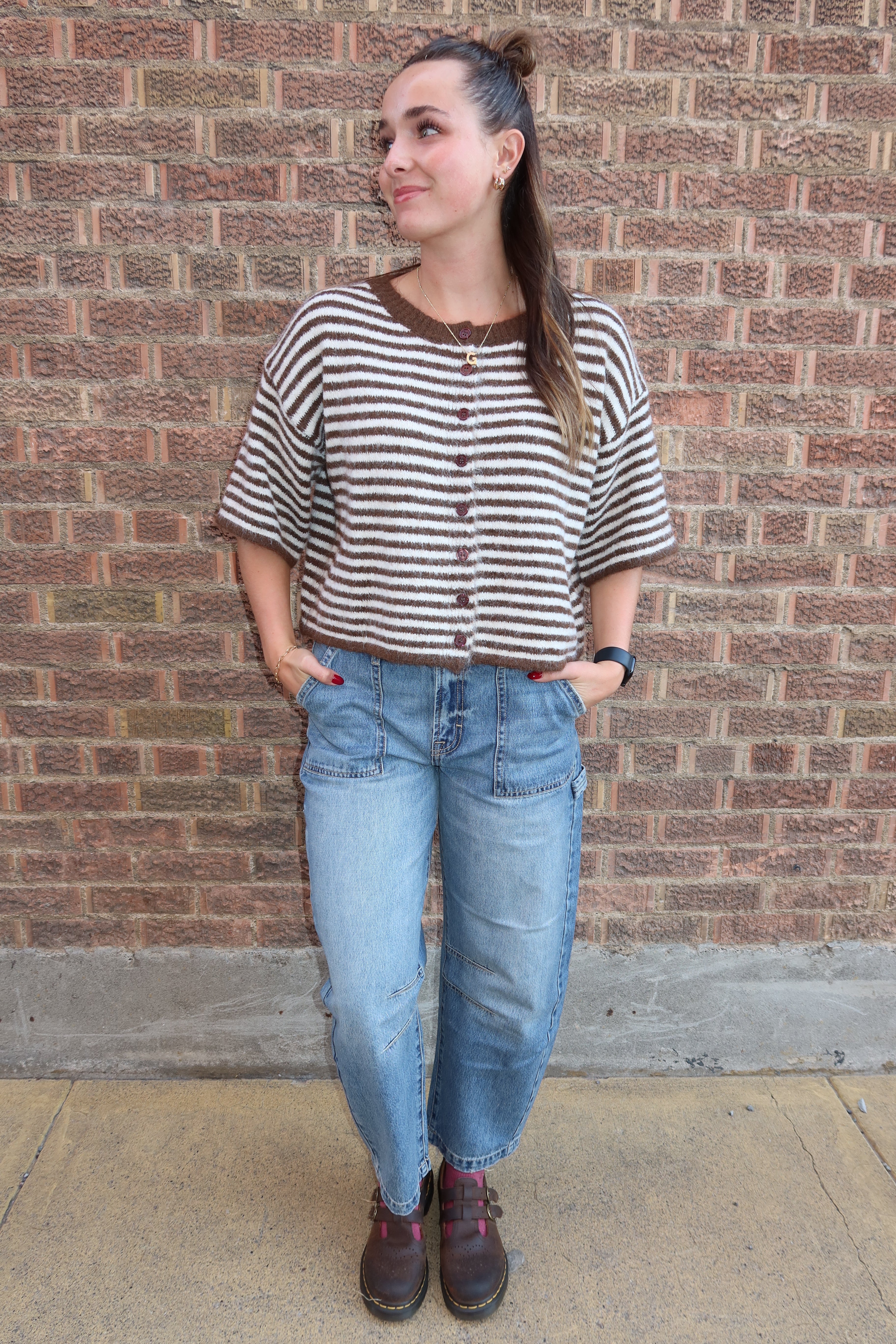 Luna Frame Barrel Jean