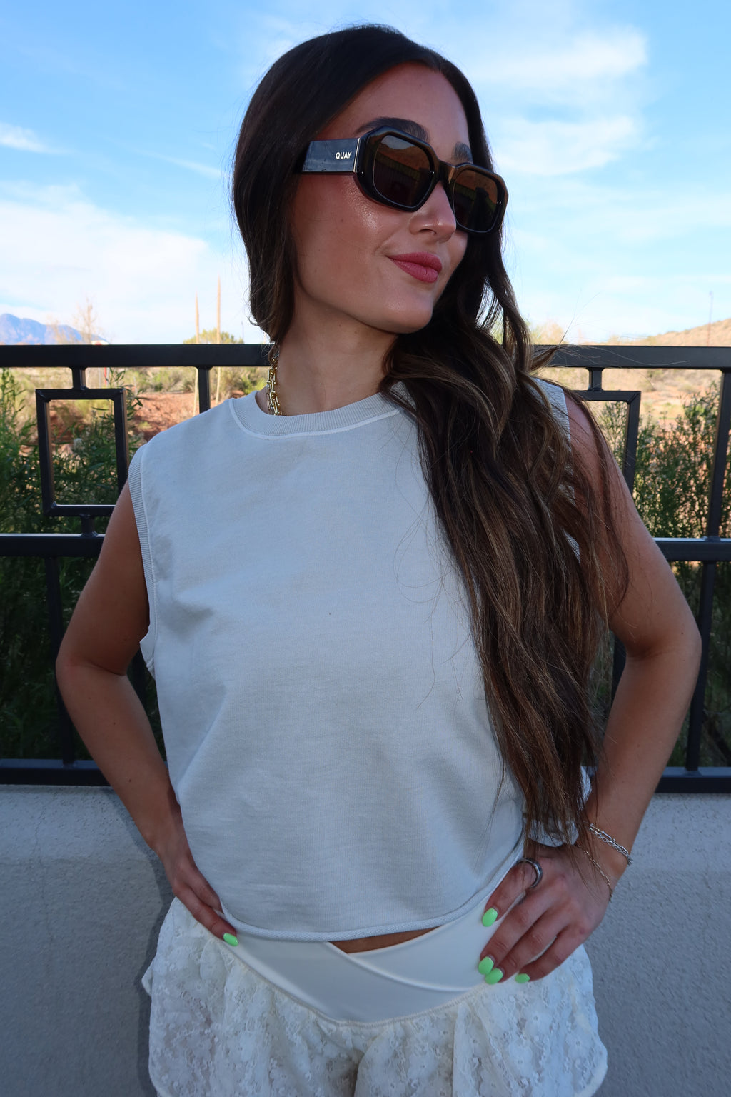 Cloud Gray Tank