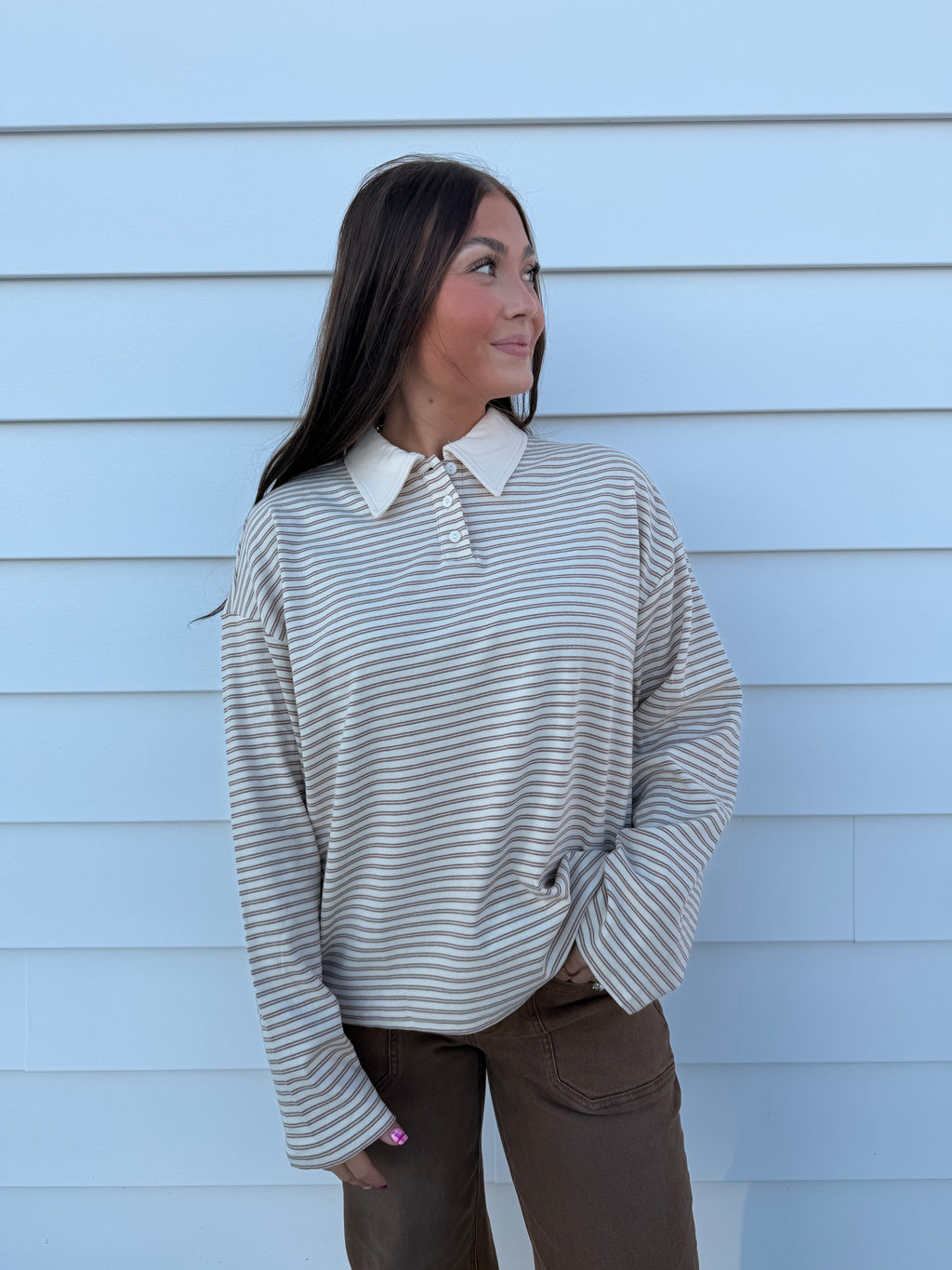 Sandstone Stripe Pullover