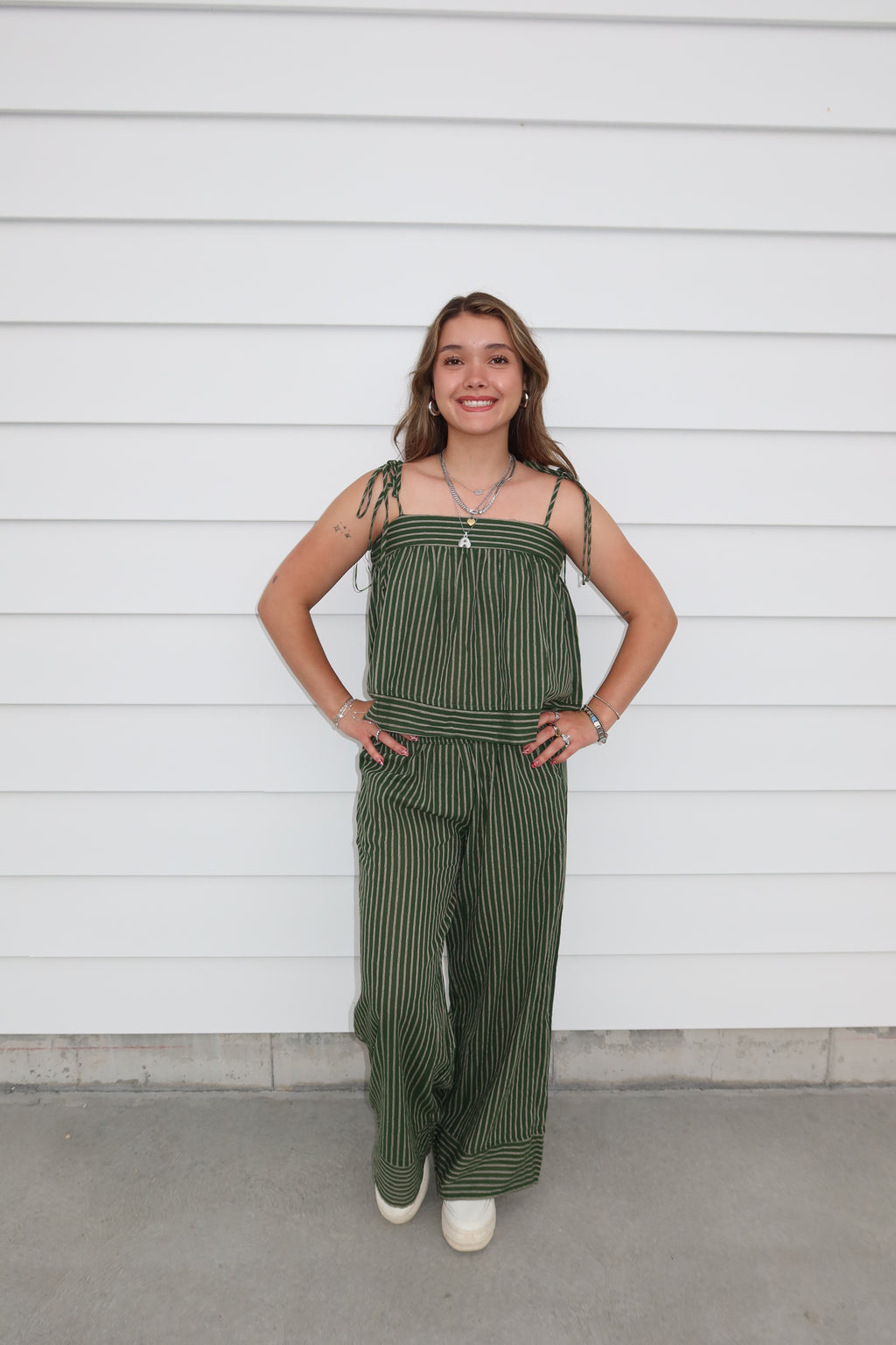 The Olive Grove Stripe Top