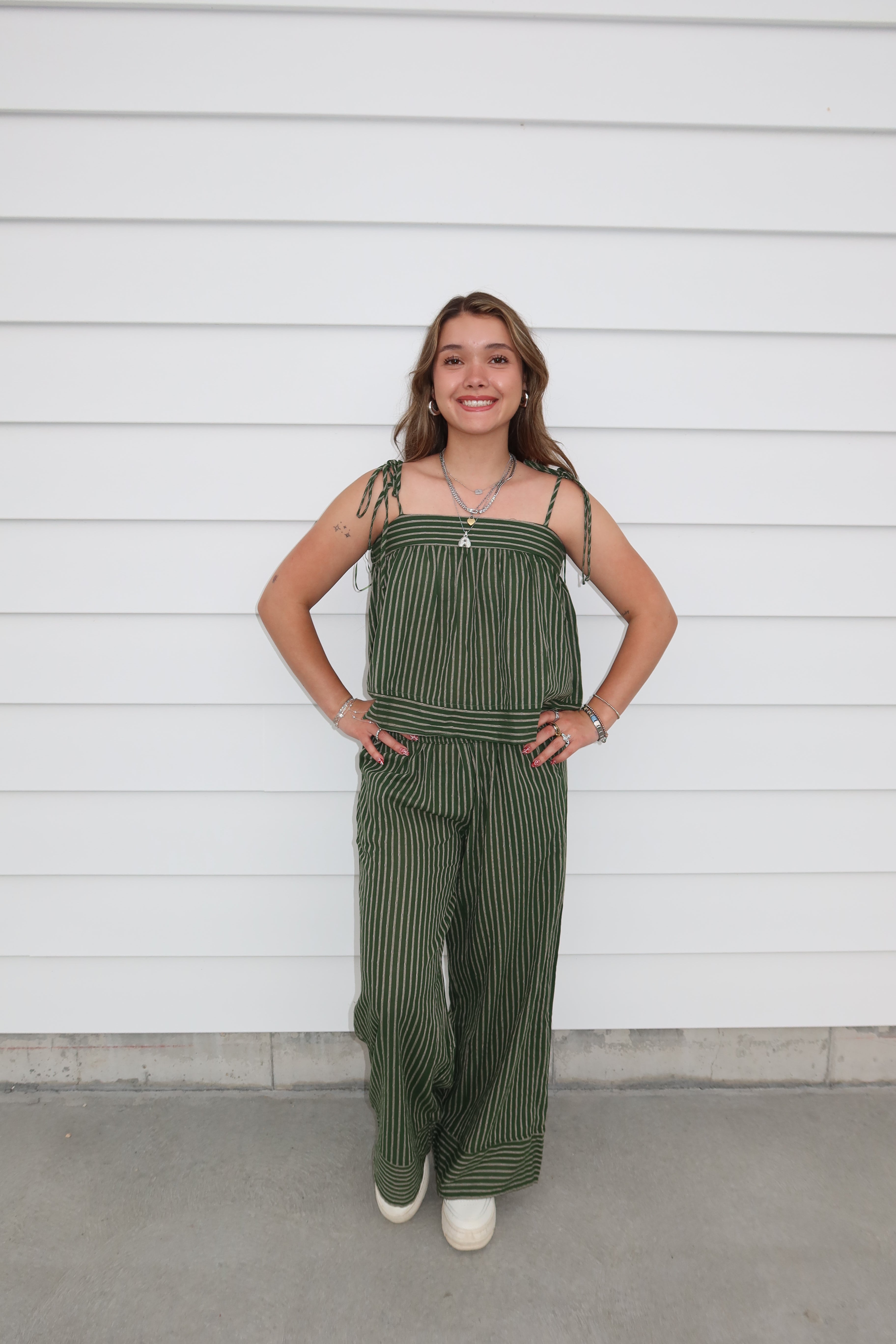 The Olive Grove Stripe Top