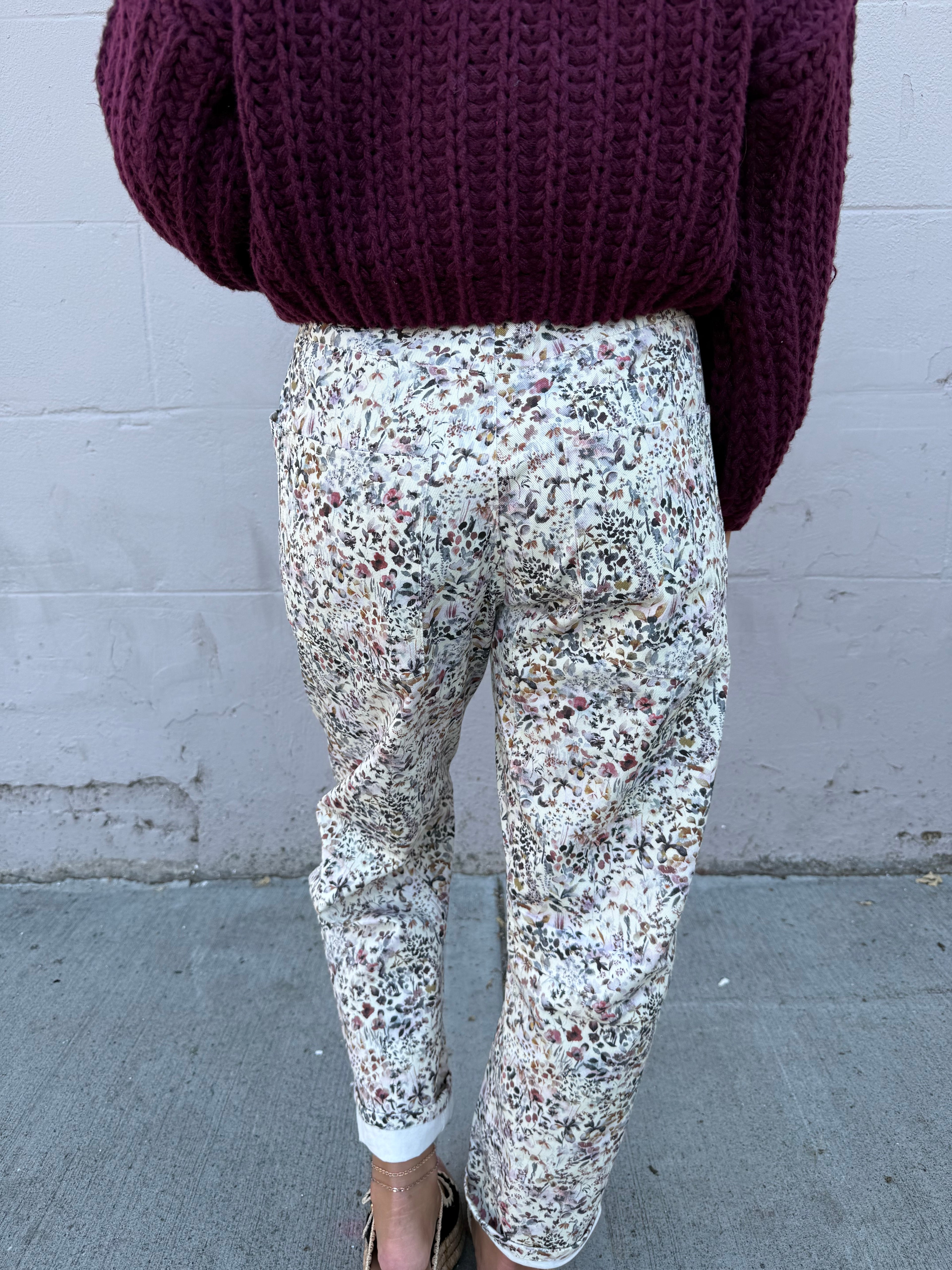 Wildflower Barrel Jeans