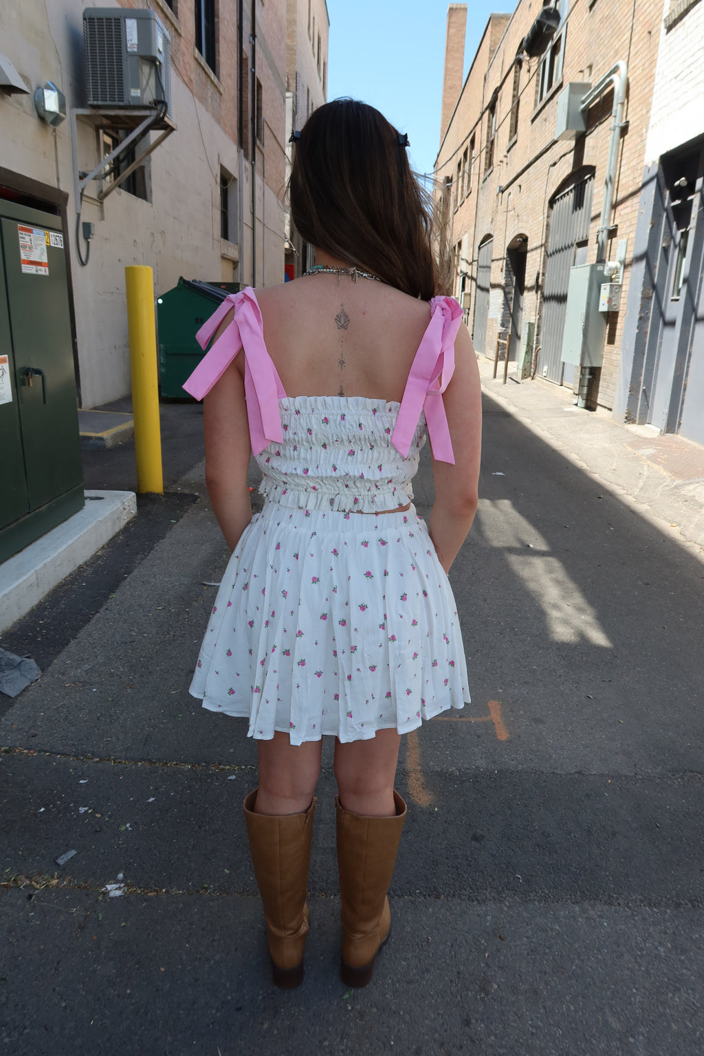 The Blush Blossom Bow Set