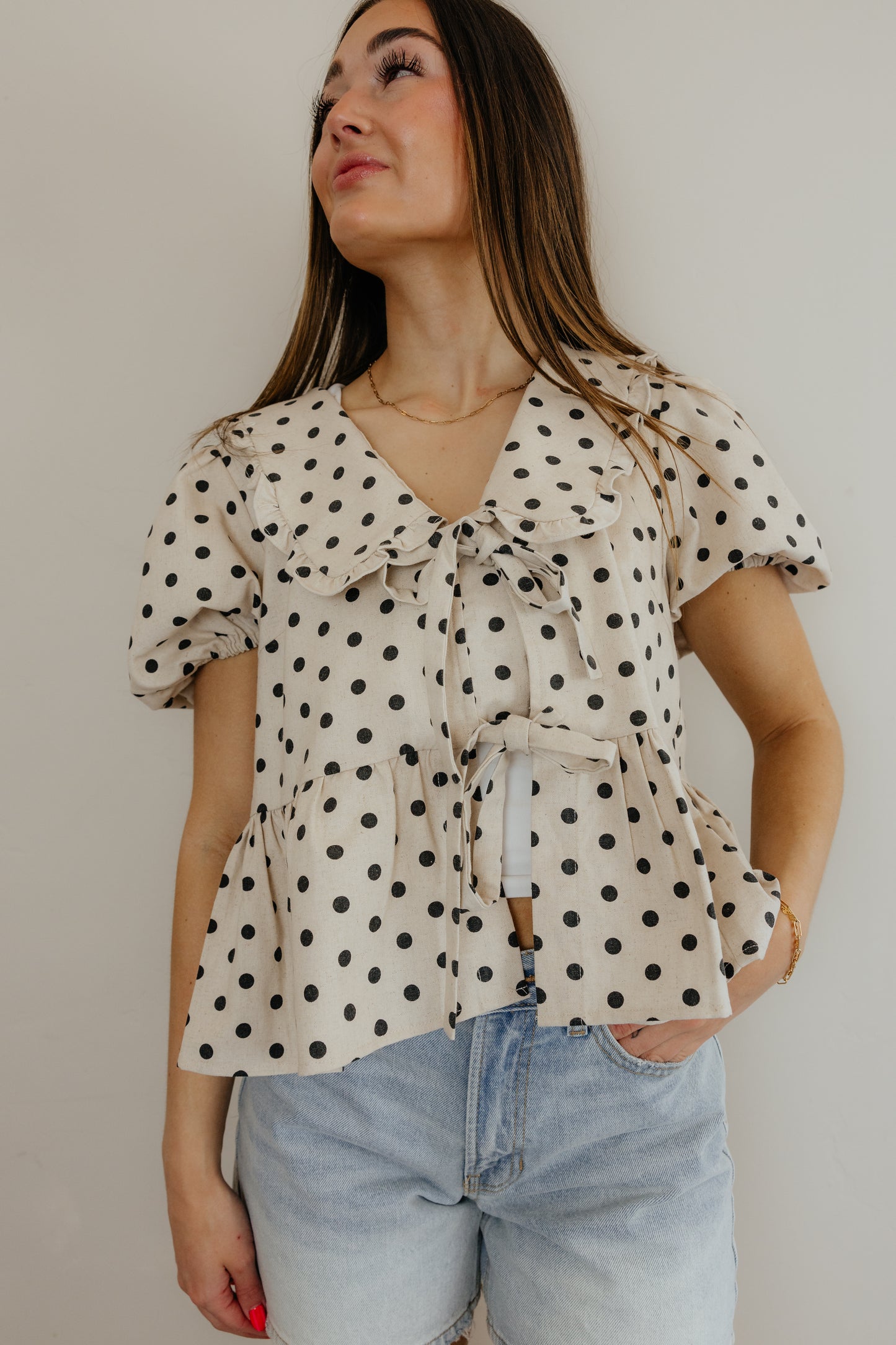 Polka Dot Day Blouse