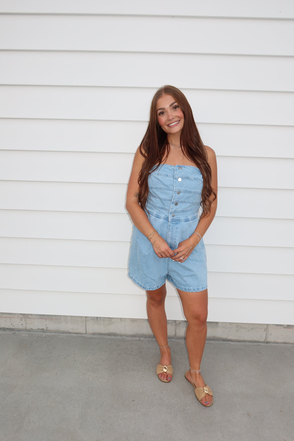 Denim Rodeo Romper