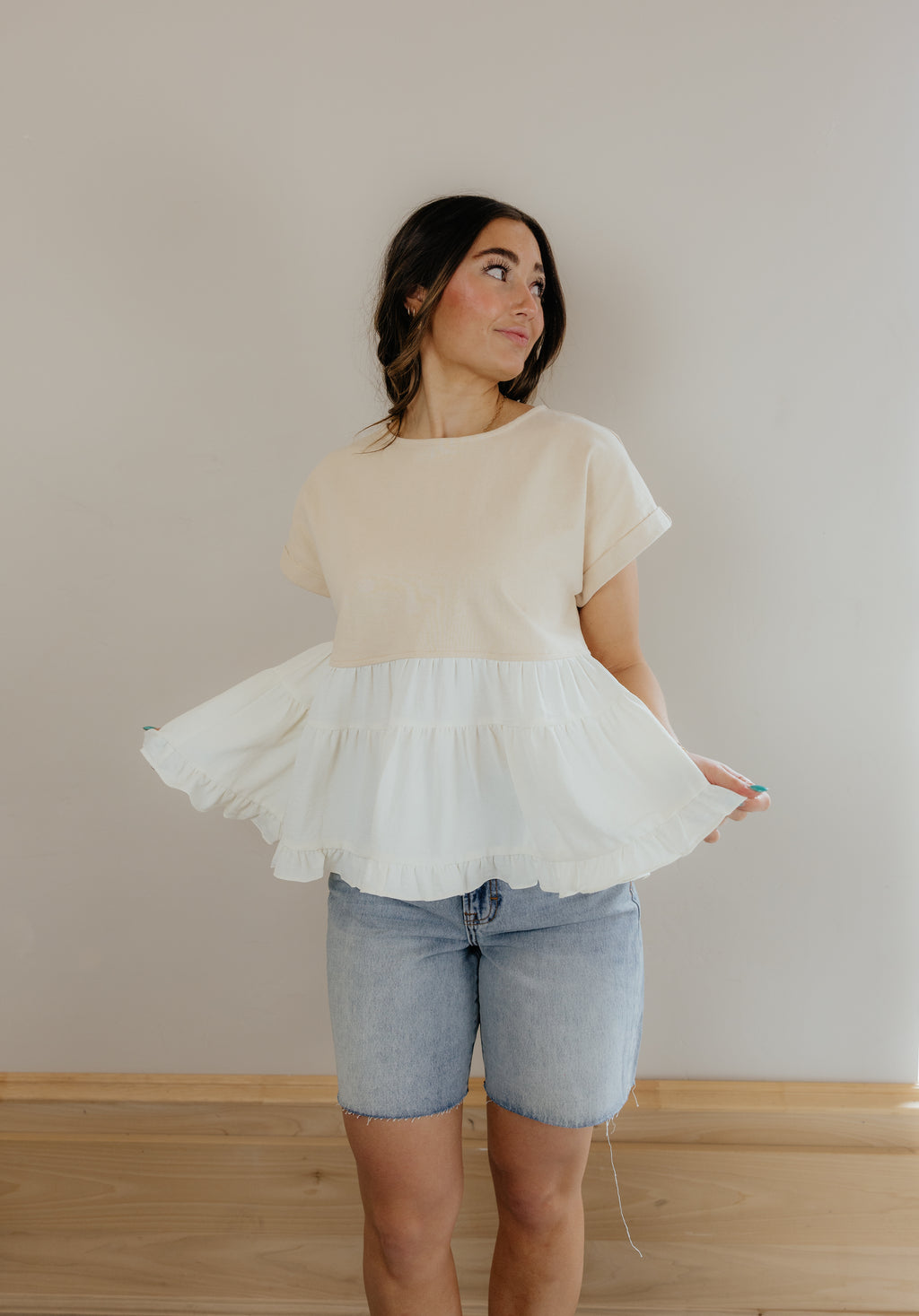 Flirty Frills Top