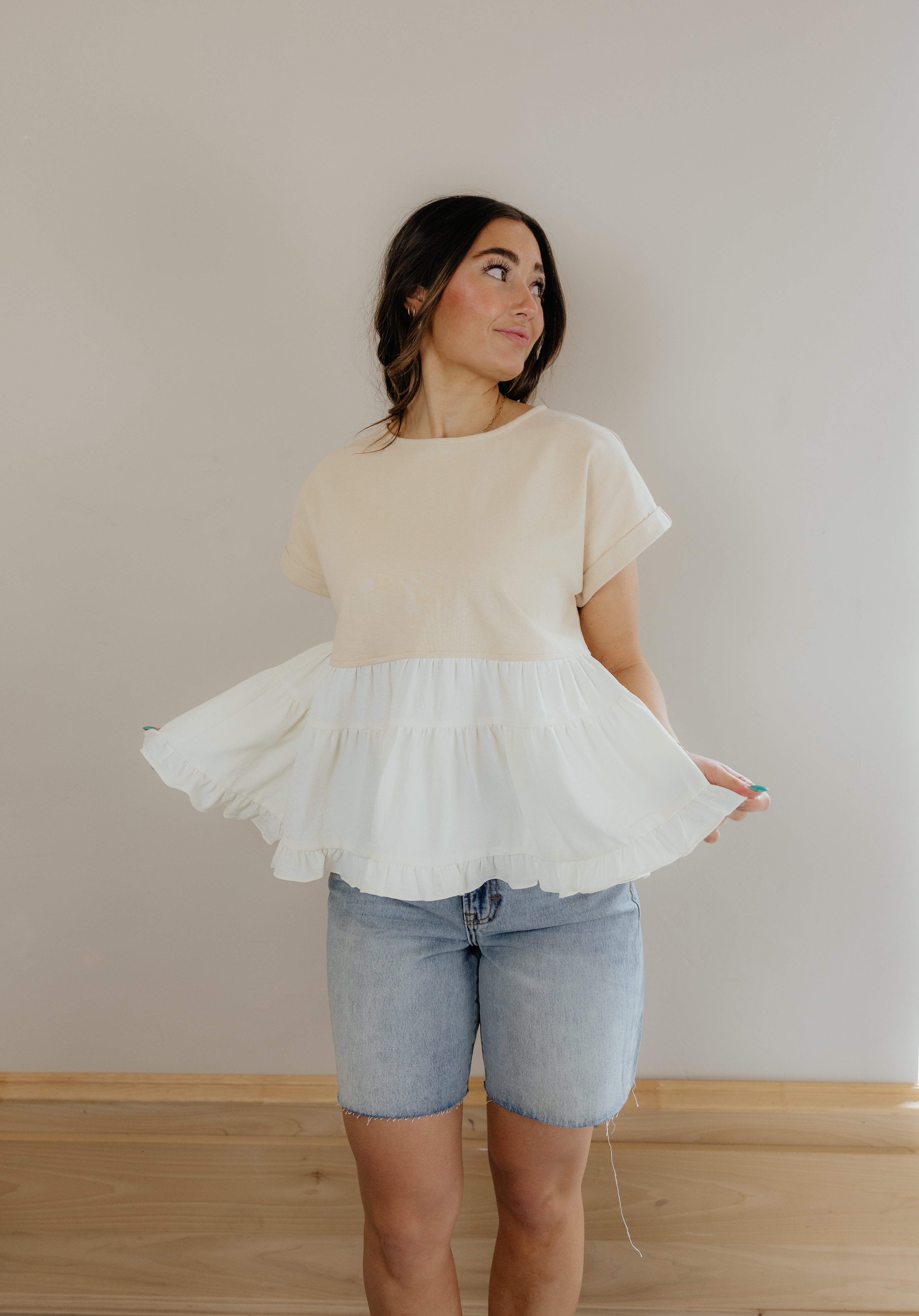 Flirty Frills Top