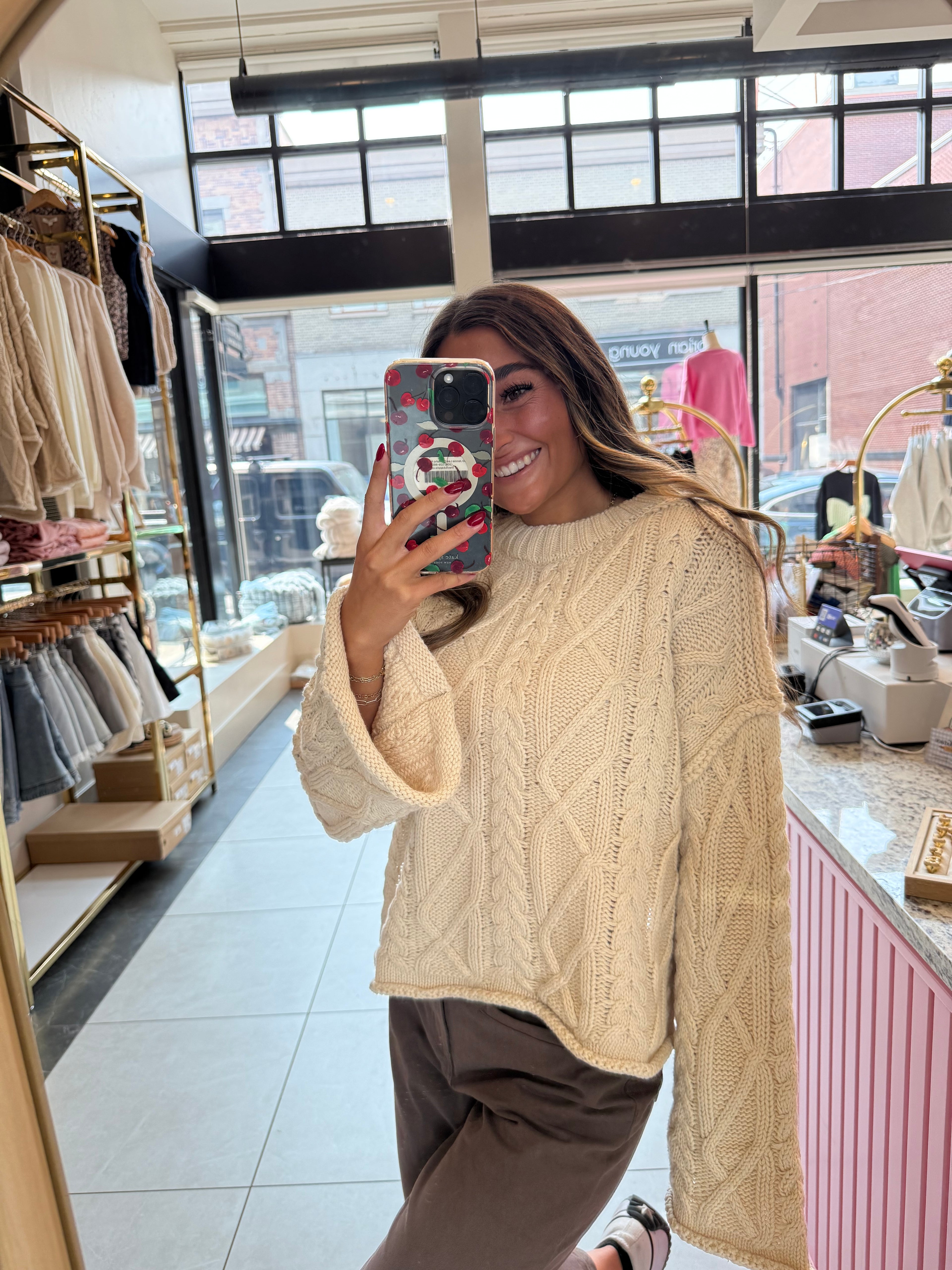 Breezy Sleeve Knit