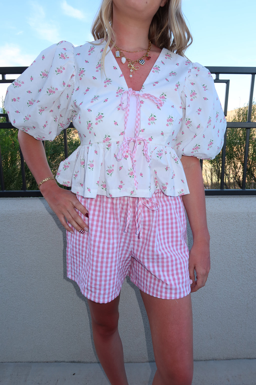 The Rosette Ribbon Blouse