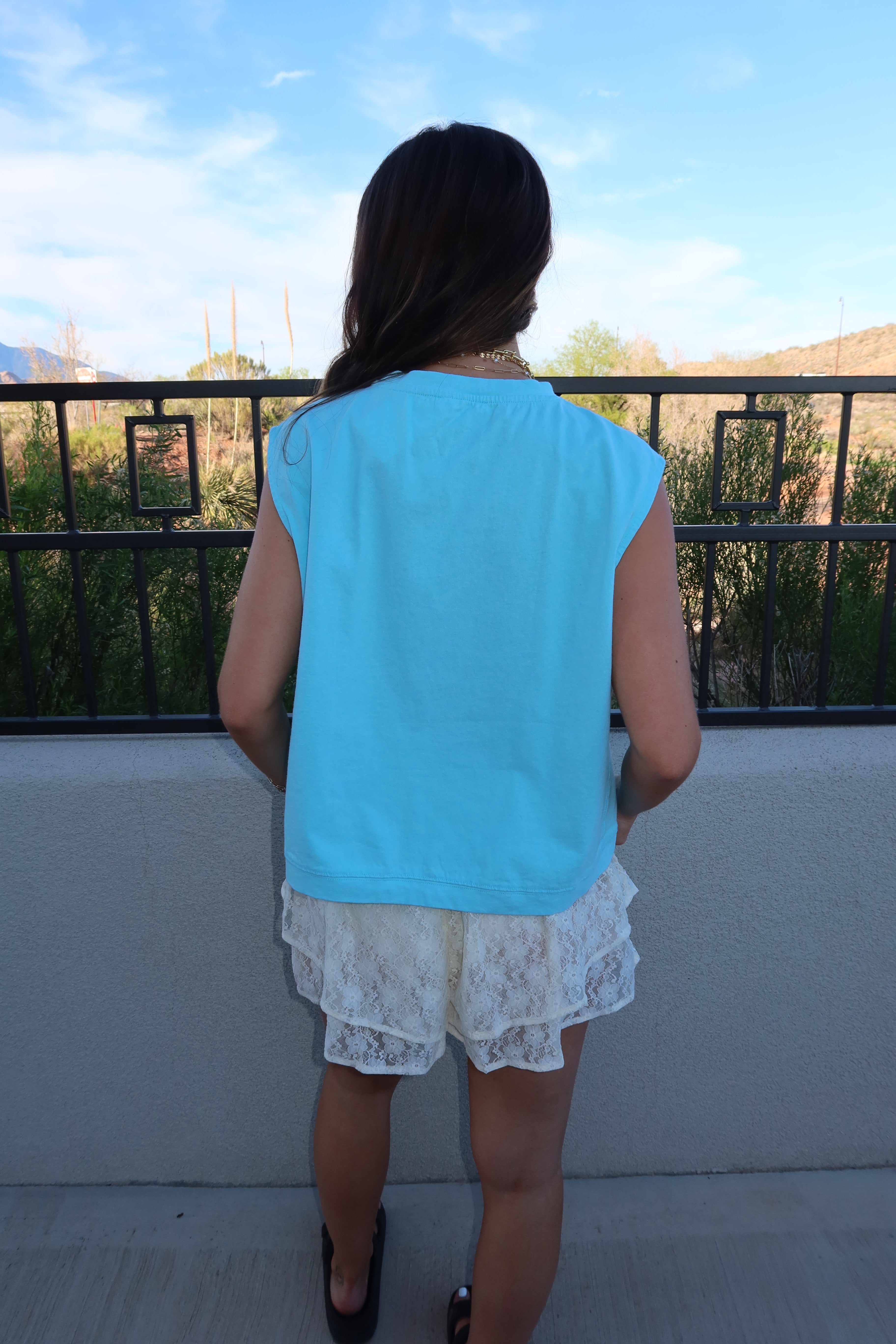 Coastal Teal Tank top