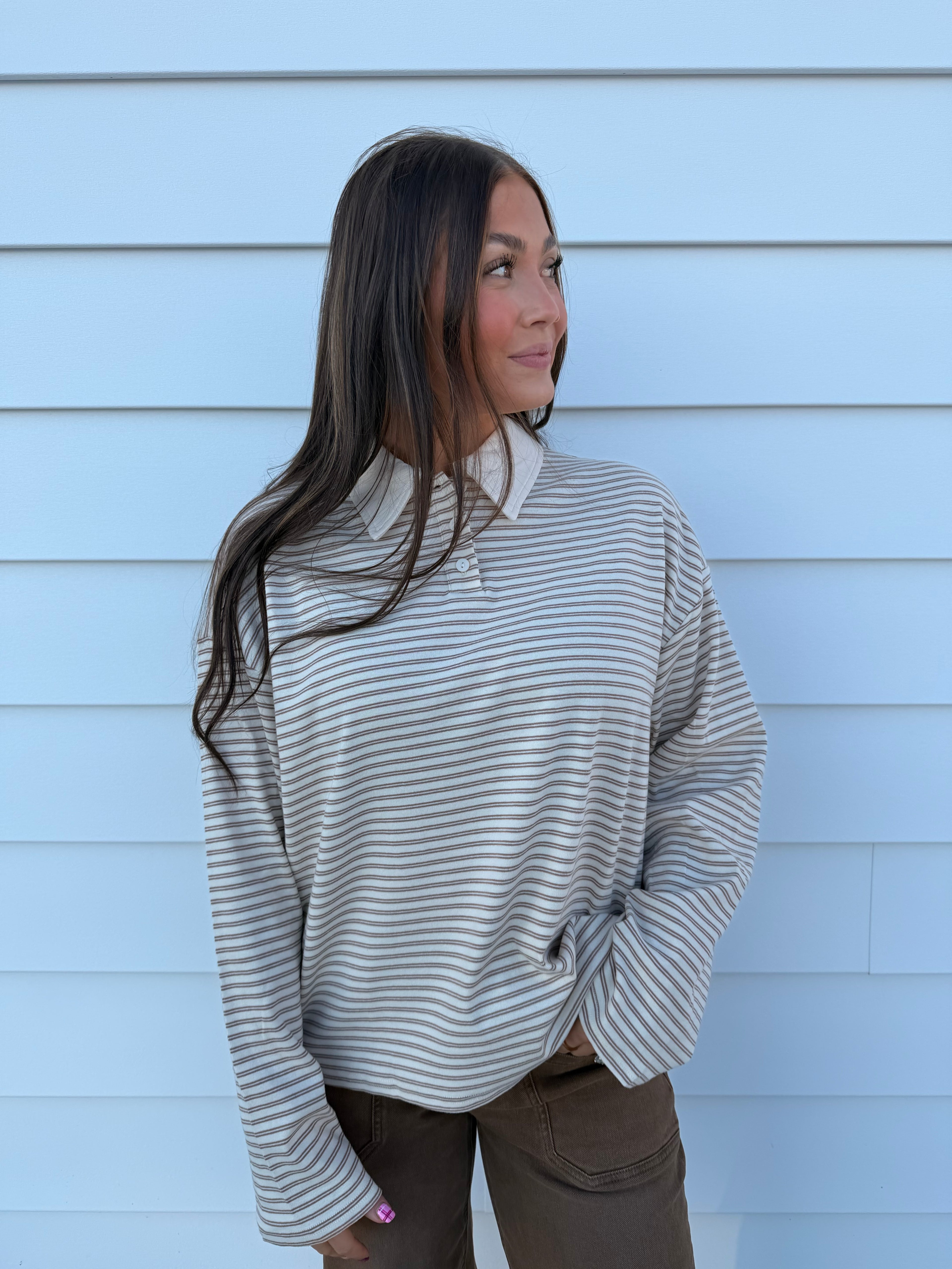 Sandstone Stripe Pullover