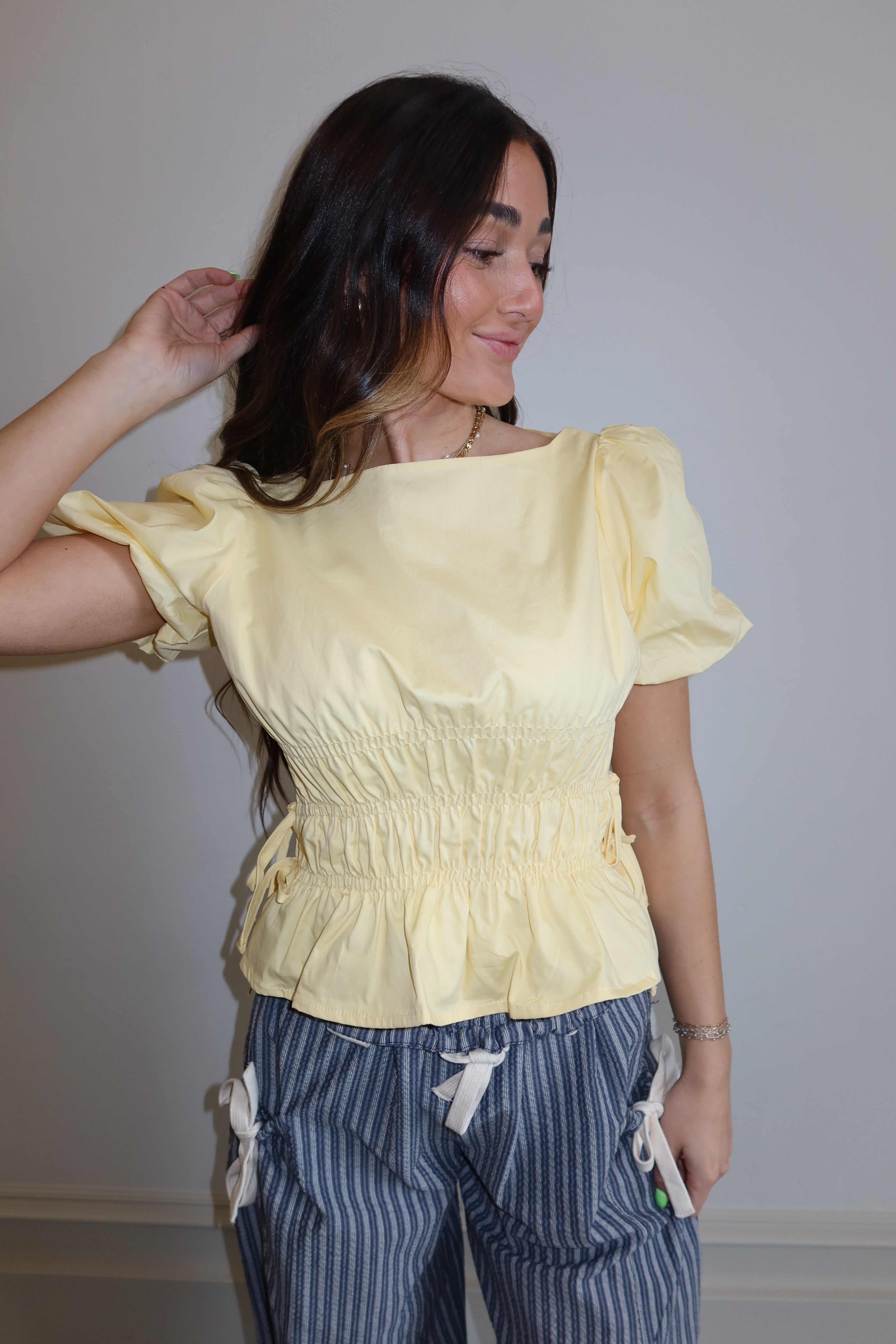 Camille Smocked Top