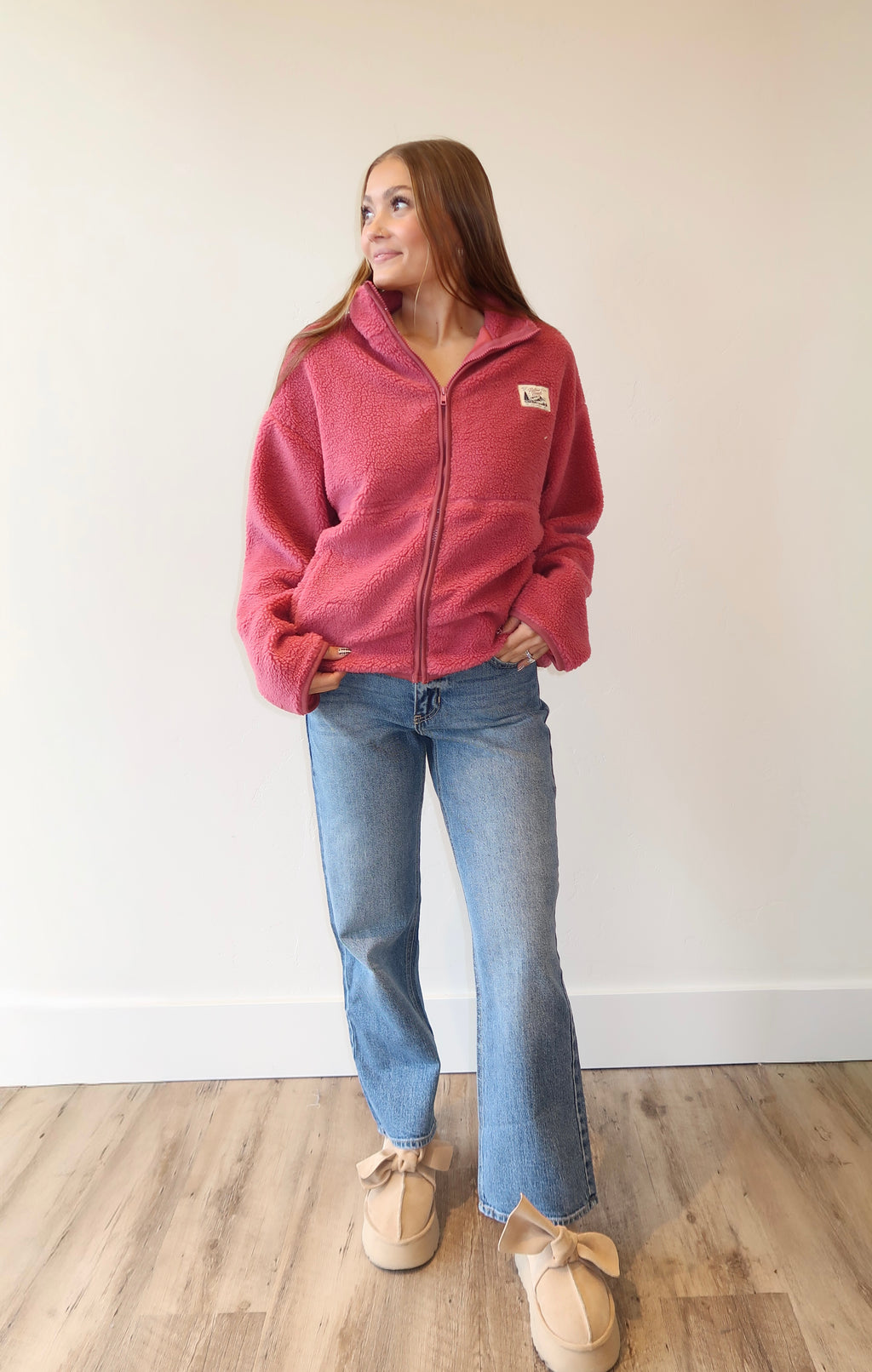 Raspberry Retreat Fleece Jacket